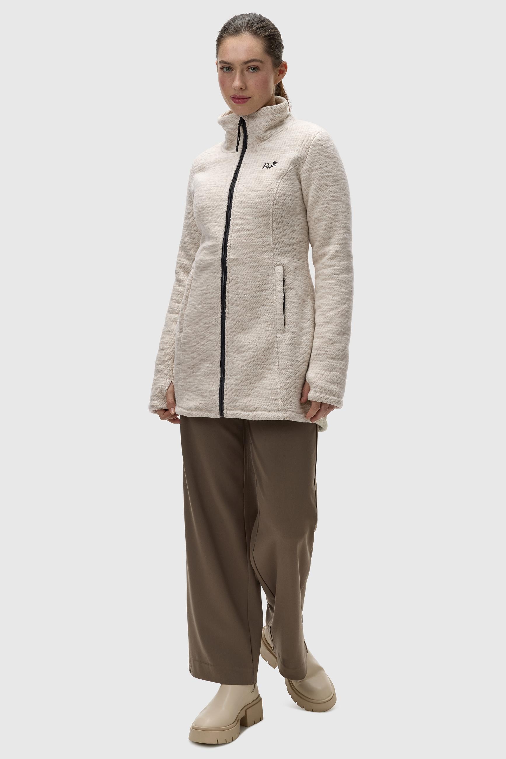 Ragwear Strickjacke »Miram Melange«, Kuschelige Übergangsjacke in Strick-Optik