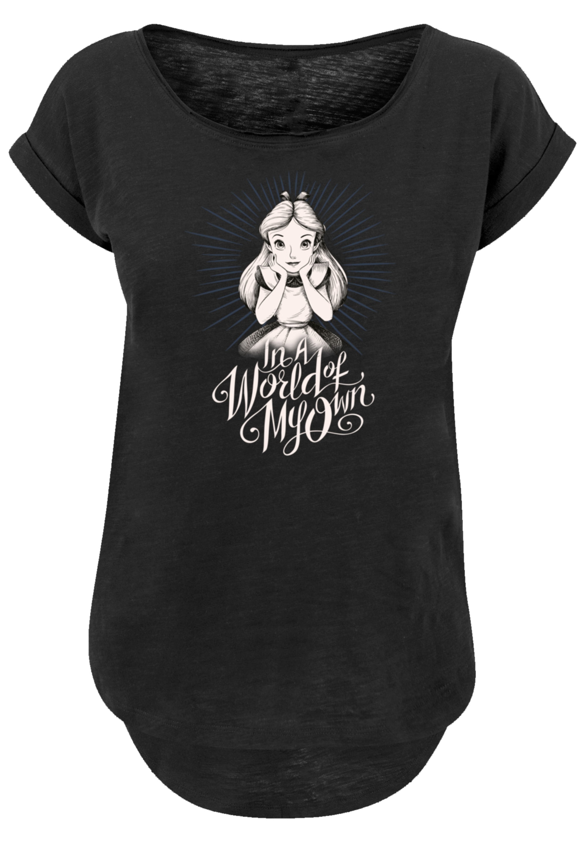F4NT4STIC T-Shirt »Disney Alice im Wunderland In A World Of My Own«, Premium Qualität