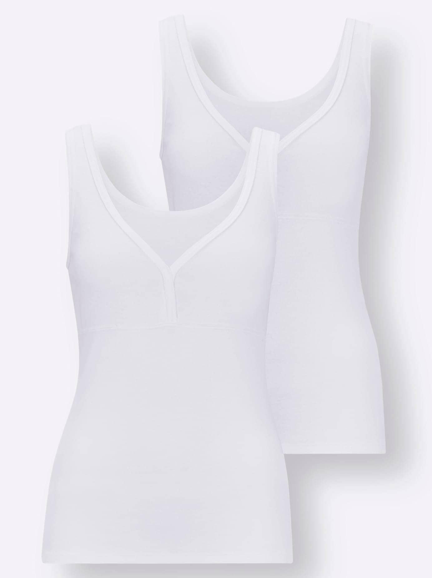 wäschepur BH-Hemd 2-Stück-Packung, 2 Stk. günstig online kaufen