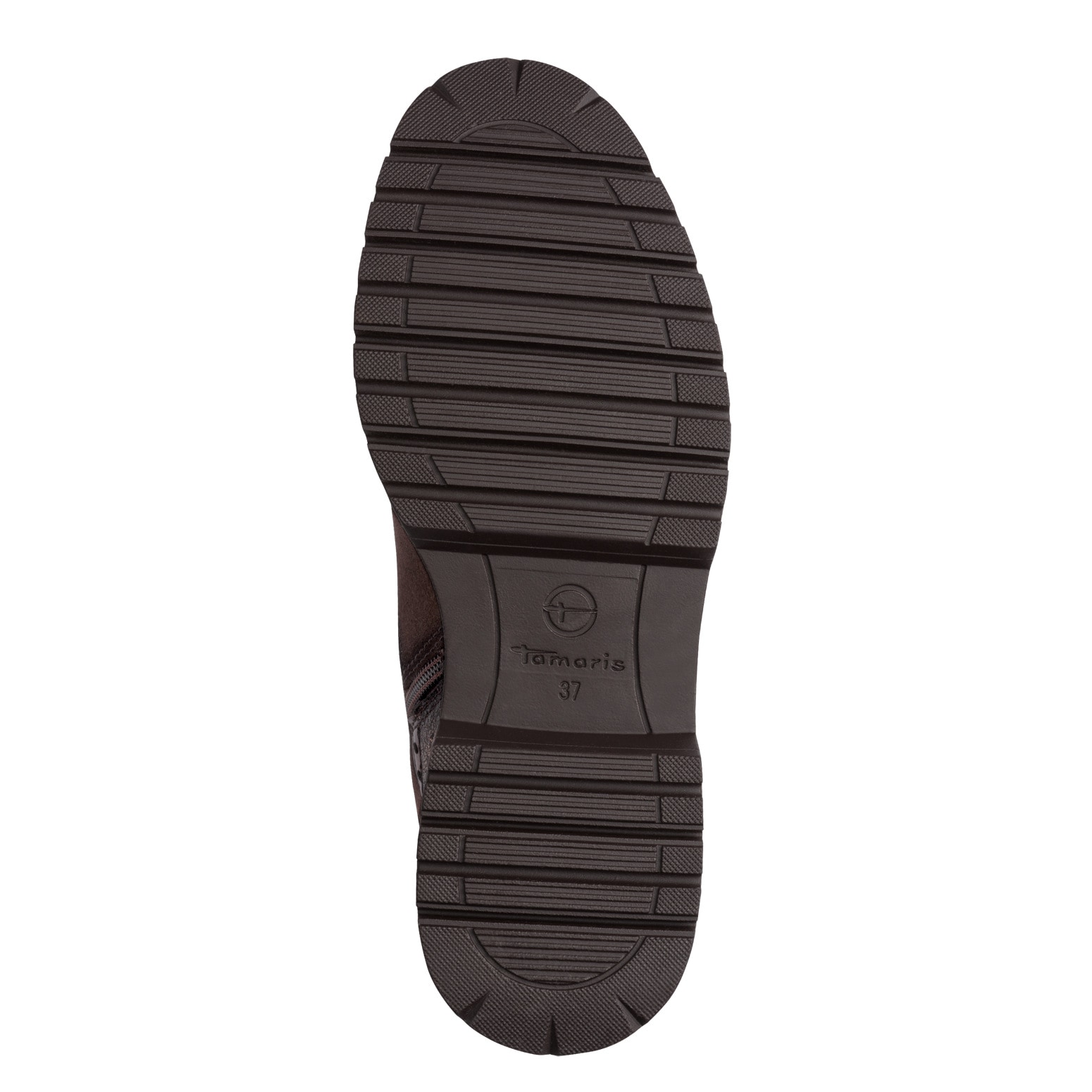 Tamaris Chelseaboots, Blockabsatz, Stiefelette mit Kontrast-Rahmennaht
