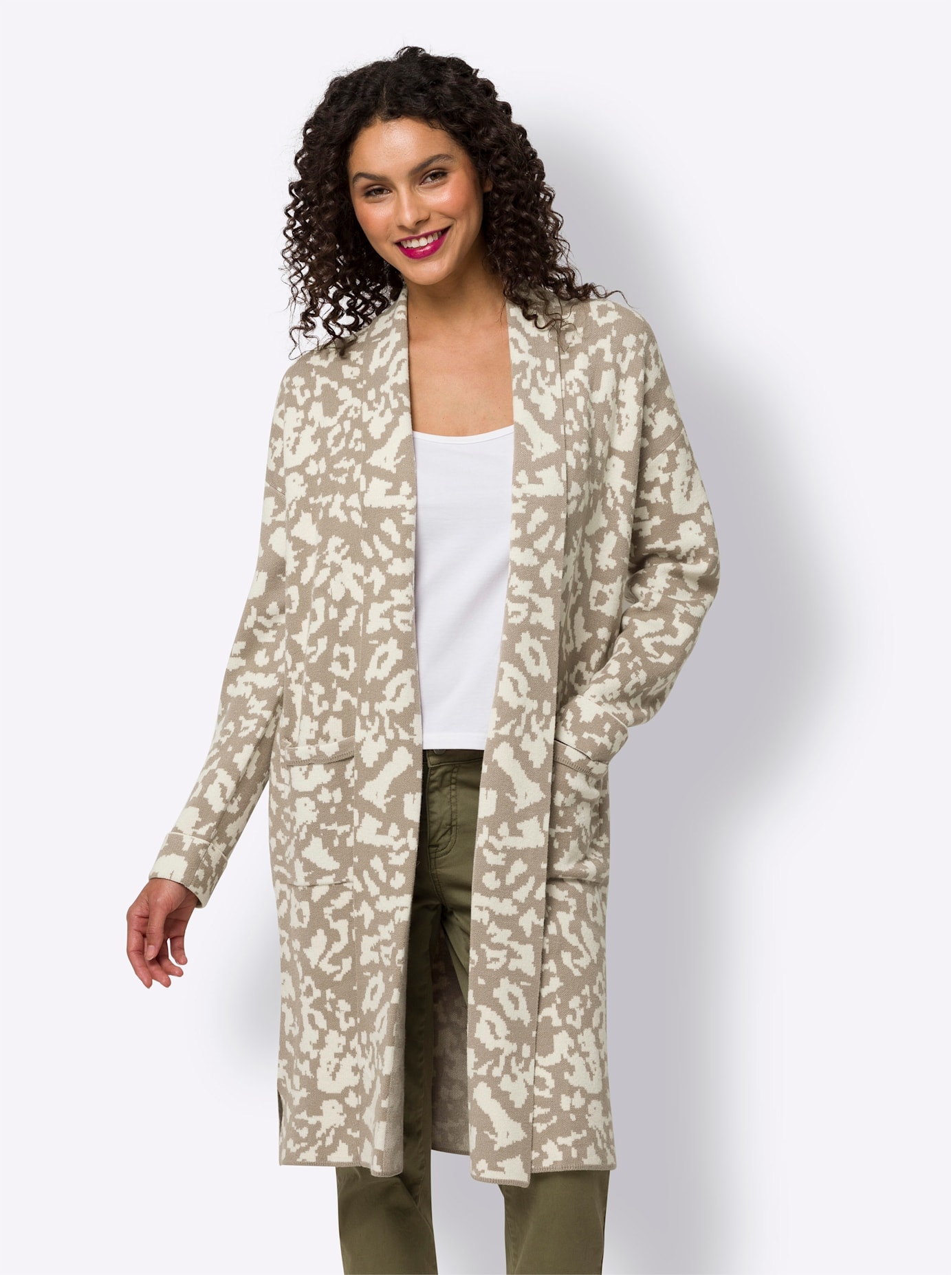 heine Longstrickjacke