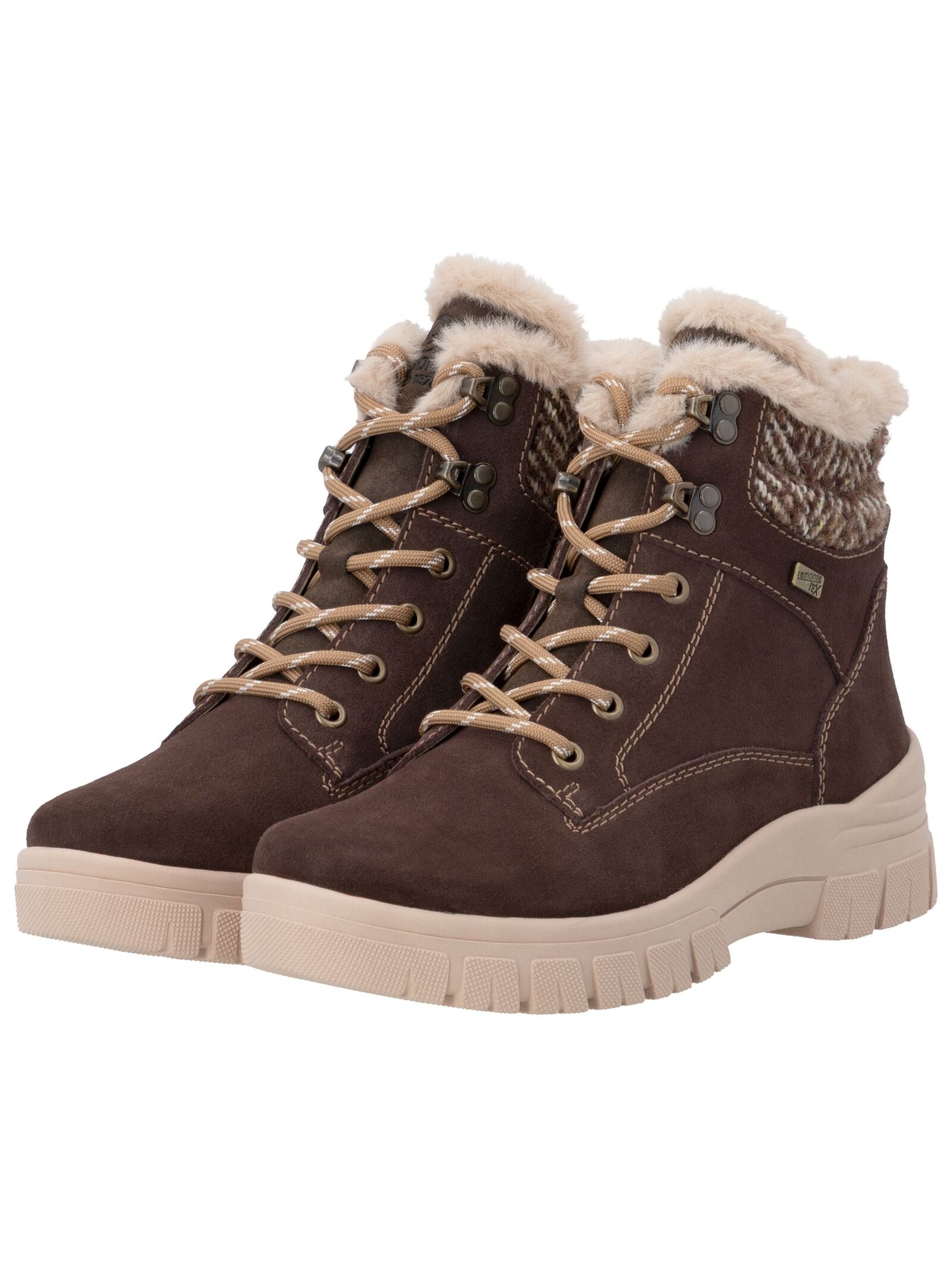 Remonte Schnürstiefelette »Remonte Stiefelette Veloursleder«