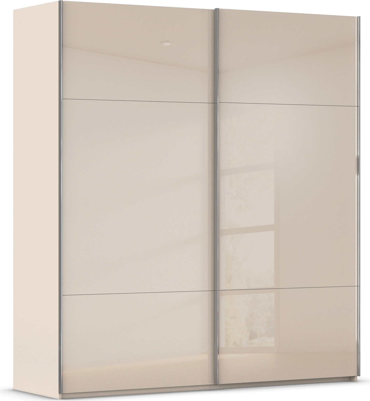 rauch Schwebetürenschrank "Kleiderschrank Schrank Garderobe Schlafzimmerschrank CONTIDO" 3 verschiedene Ausstattungen BASIC/CLASSIC/PREMIUM, aus hochwertigem Material in 6 Breiten 2 Griff-Farben MADE IN GERMANY