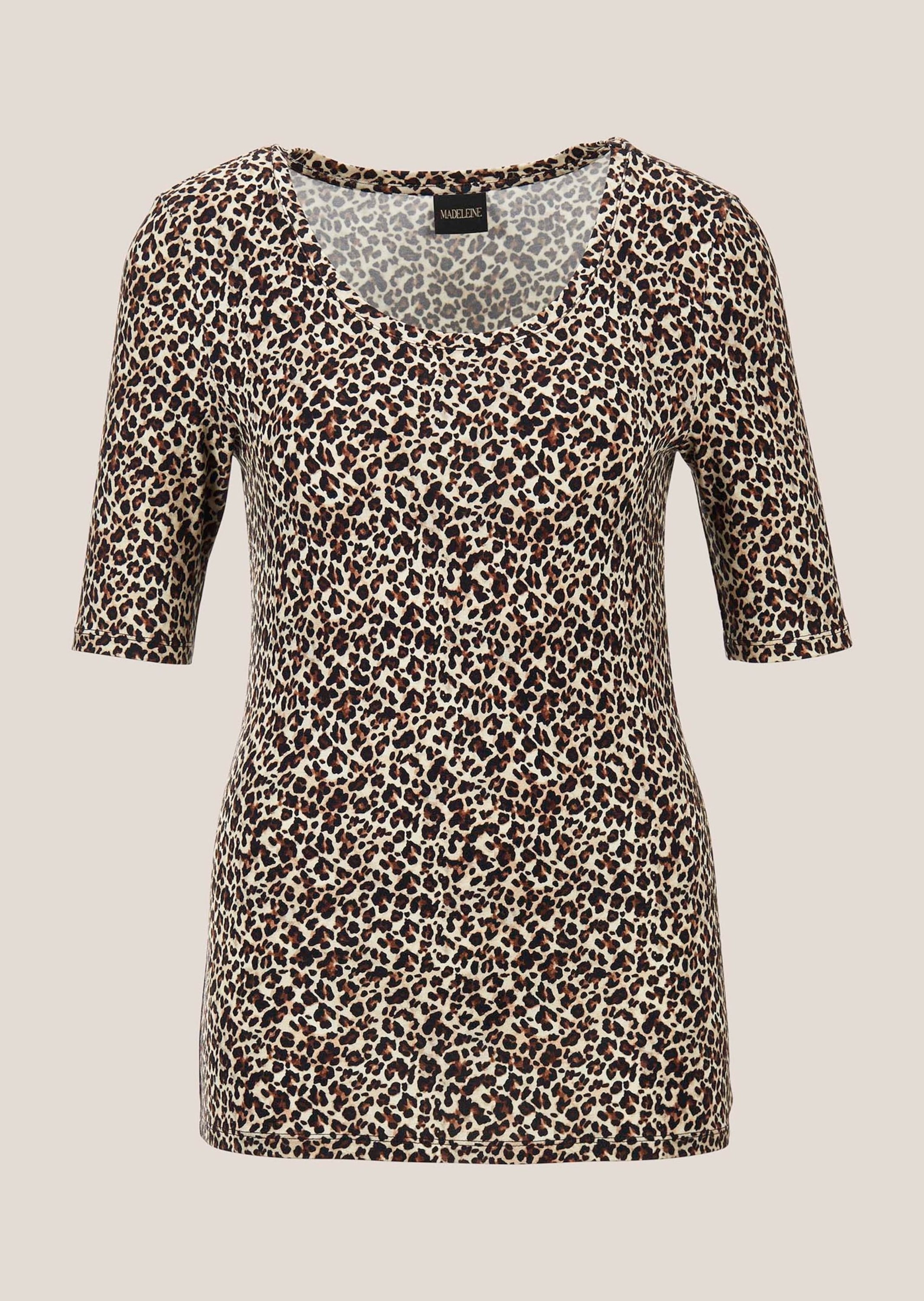 MADELEINE Kurzarmshirt "Shirt Halbarmshirt mit Animal-Print" günstig online kaufen