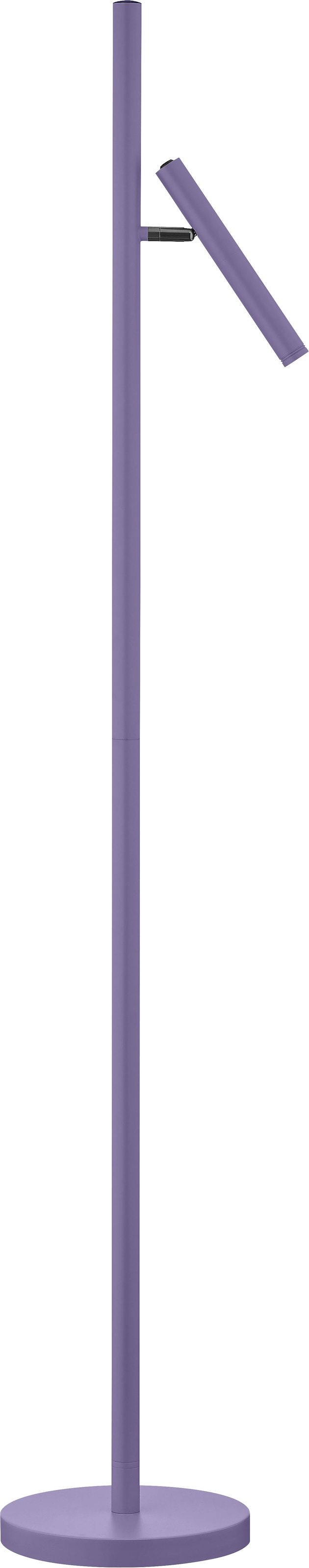 "LED Stehlampe ""STREAK-B"", lila (violett), 1, Ø 22cm H: 134cm, 1 Stk., HELL HÖLLISCH GUTES LICHT, Leuchten, Tastdimmer, LED Stehlampe"