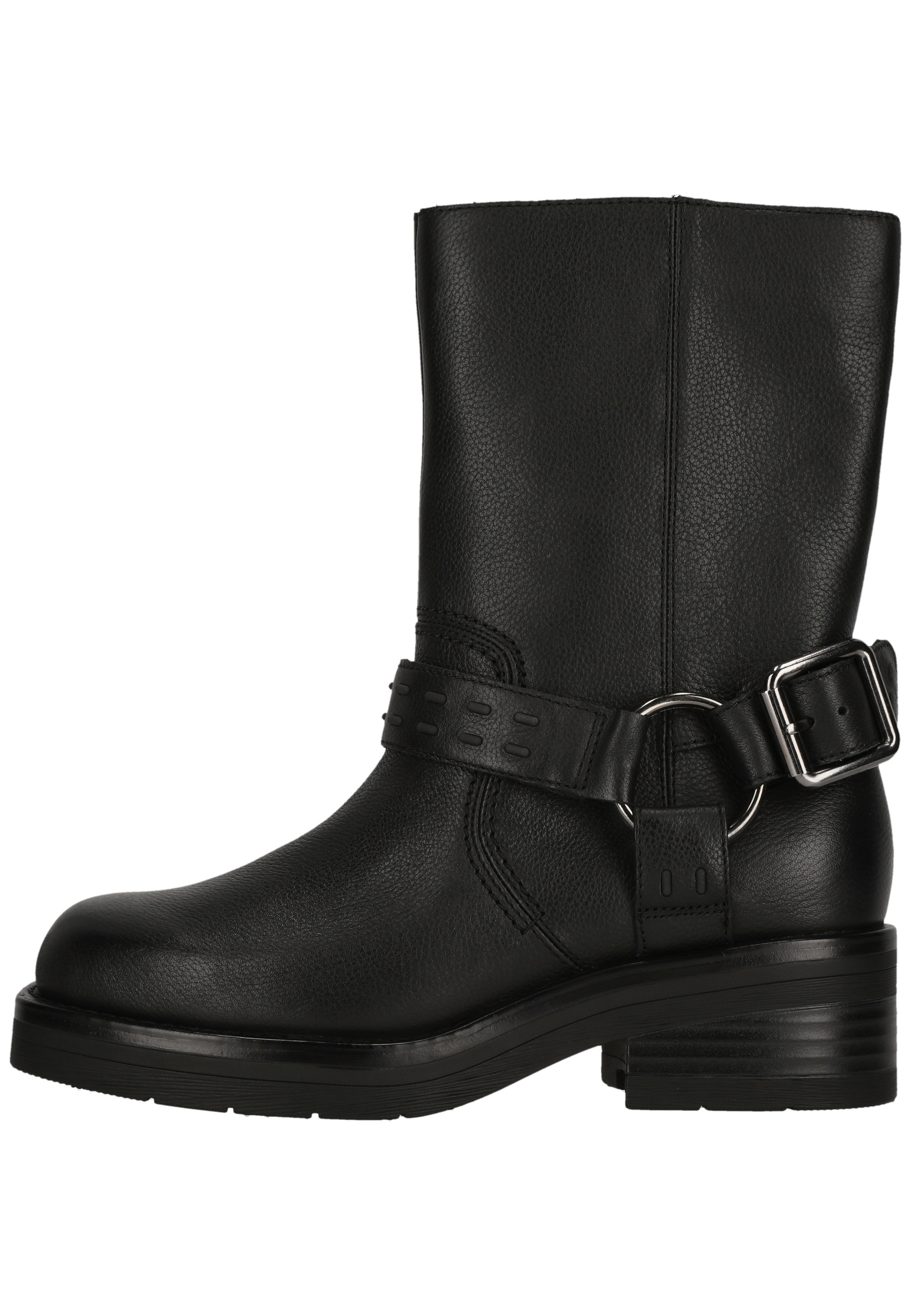 Clarks Stiefel "Rebelle Up Black Leather" mit herausnehmbarem Contour-Cushi günstig online kaufen
