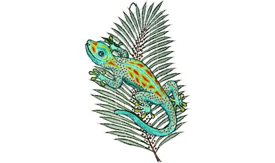Fensterbild »Fensterbild "Gecko" farbig«
