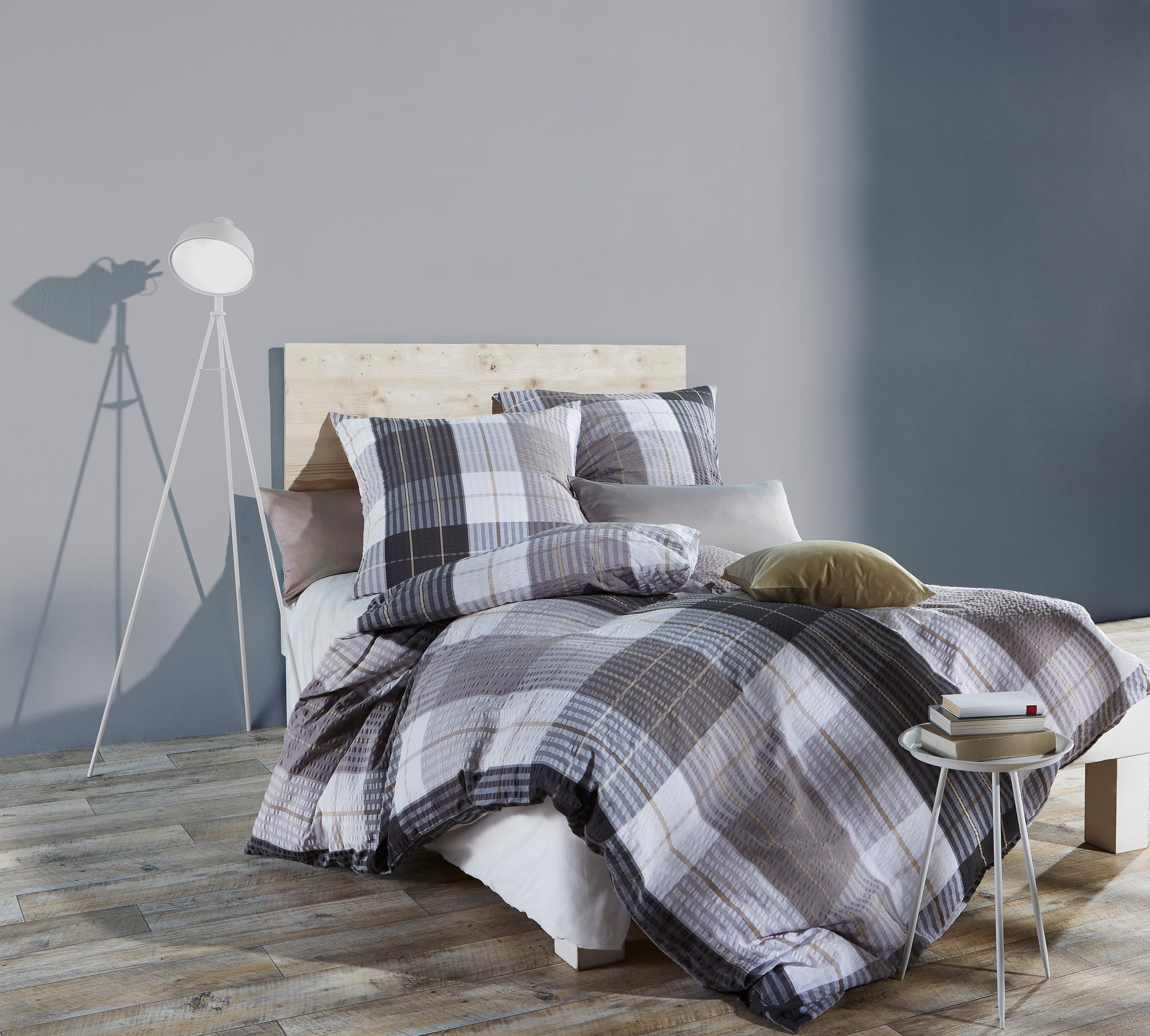 fleuresse Bettwäsche "Rio" 2 Stk. tlg. Feine buntgewebte Seersucker-Bettwäs günstig online kaufen