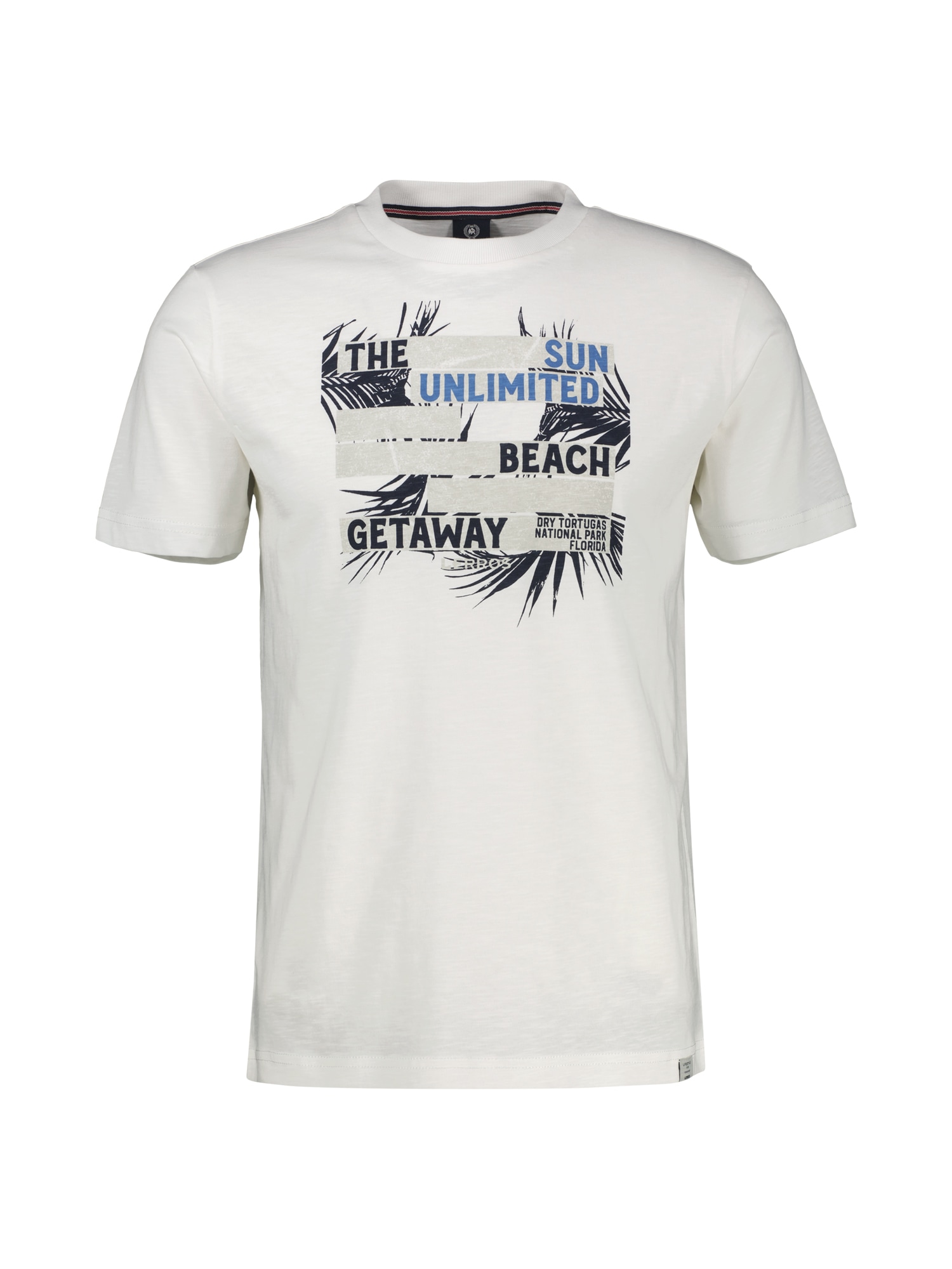 LERROS T-Shirt »Herren T-Shirt mit sommerlichem Brustprint«