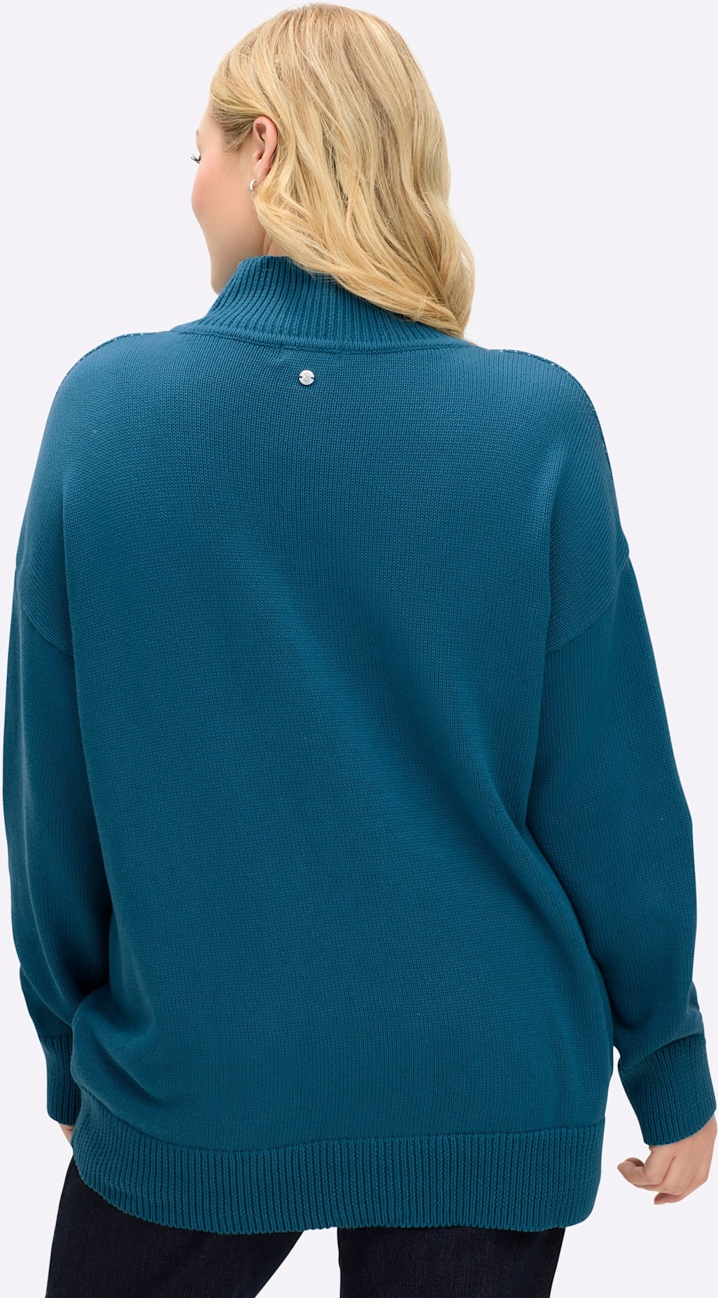 Sheego Stehkragenpullover "Pullover" günstig online kaufen
