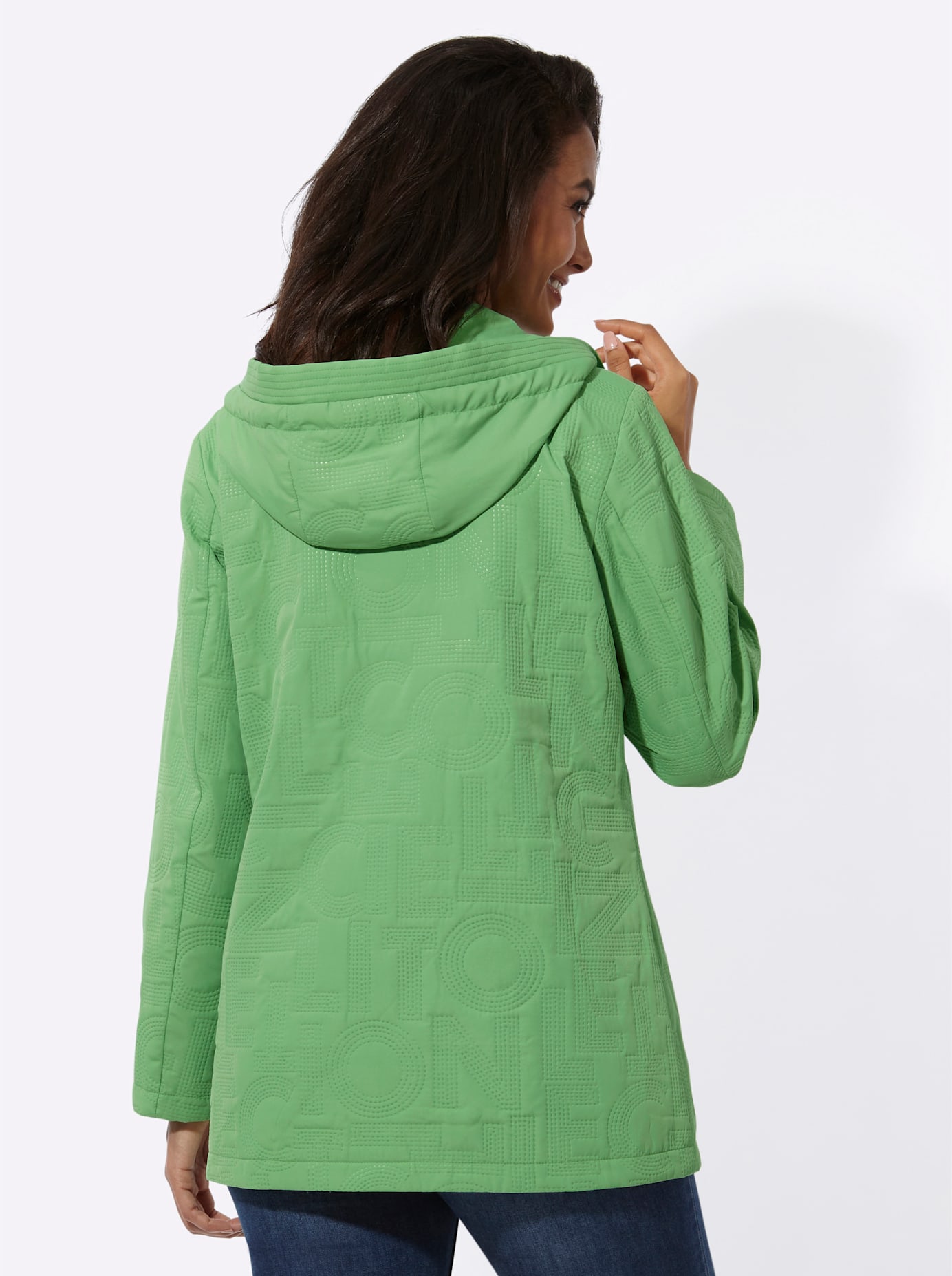 Thumbnail - Casual Looks Langjacke mitKapuze