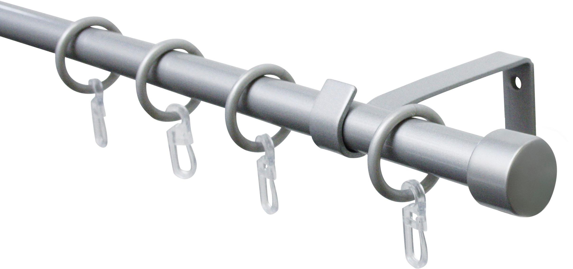 GARDINIA Gardinenstange "Set Metall" Ø 16 mm 1 läufig-läufig ausziehbar 1-L günstig online kaufen