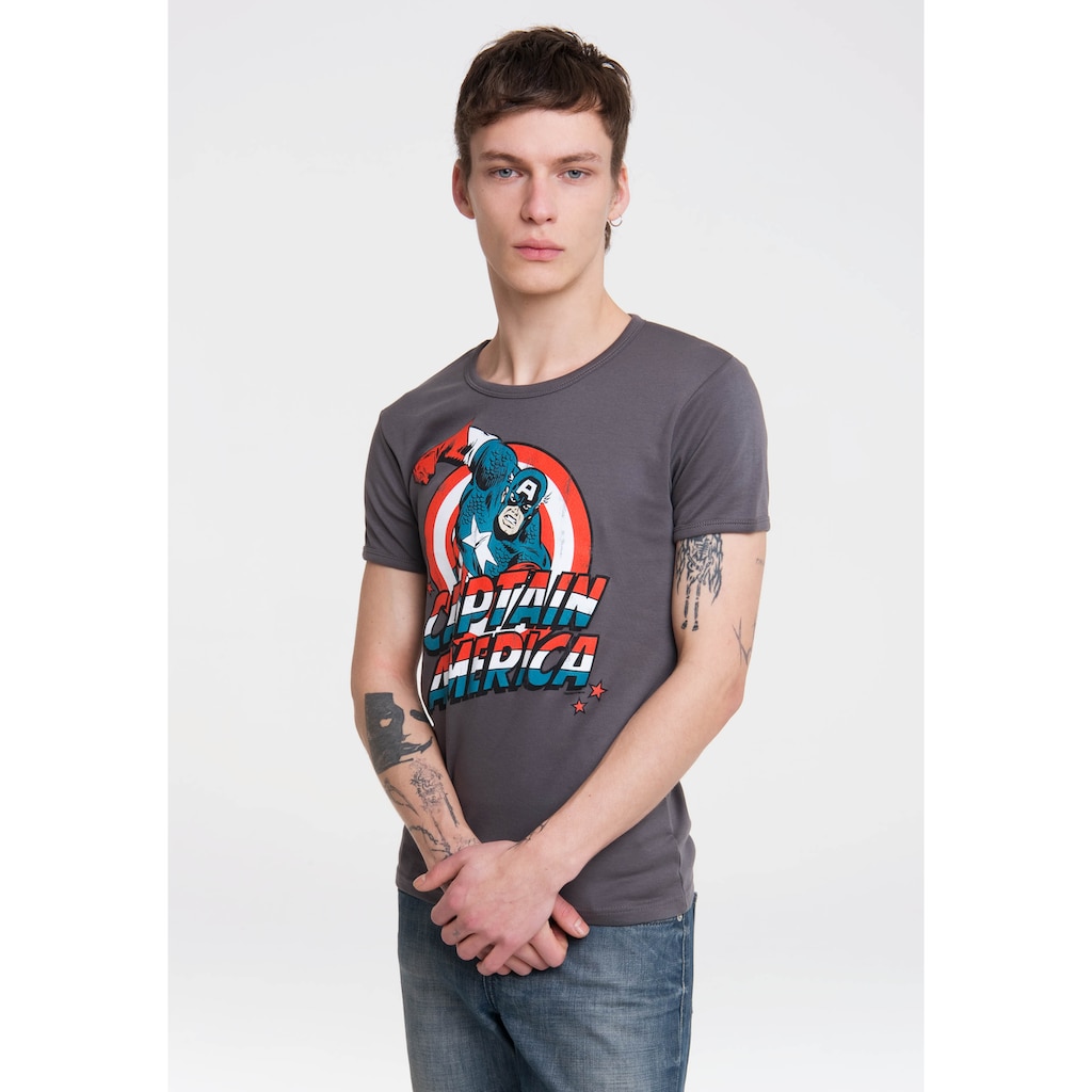 LOGOSHIRT T-Shirt »Captain America«