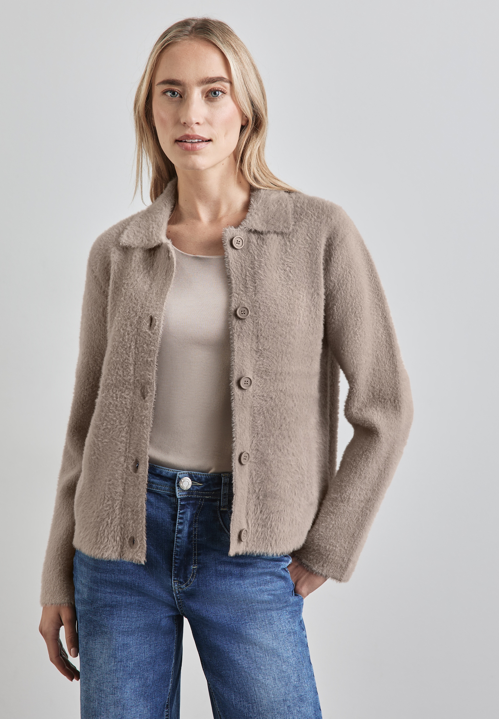 STREET ONE Cardigan, mit Knopfleiste günstig online kaufen