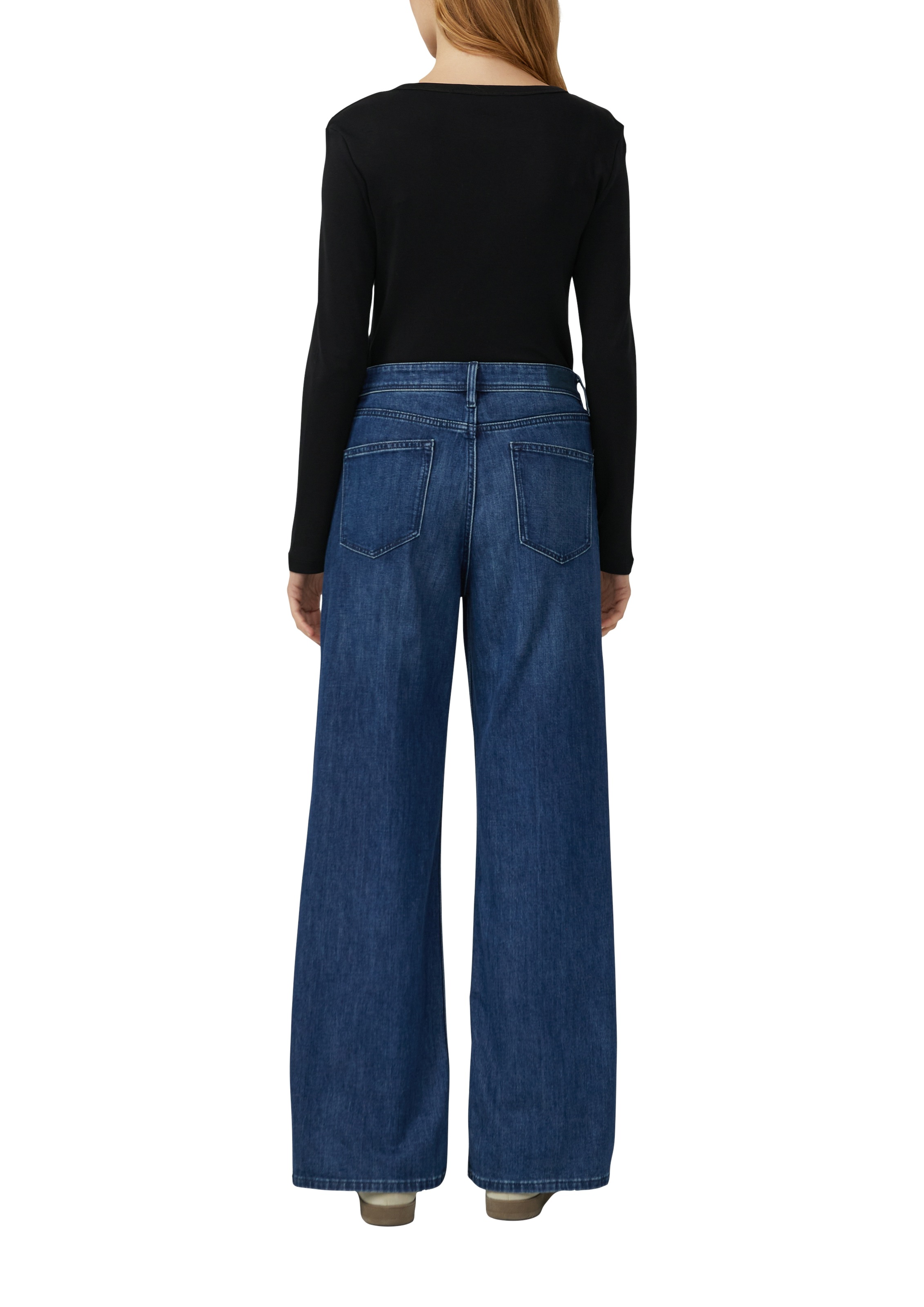 s.Oliver Langarmshirt 2 Stk. tlg. mit Rundhalsausschnitt, 2er Pack