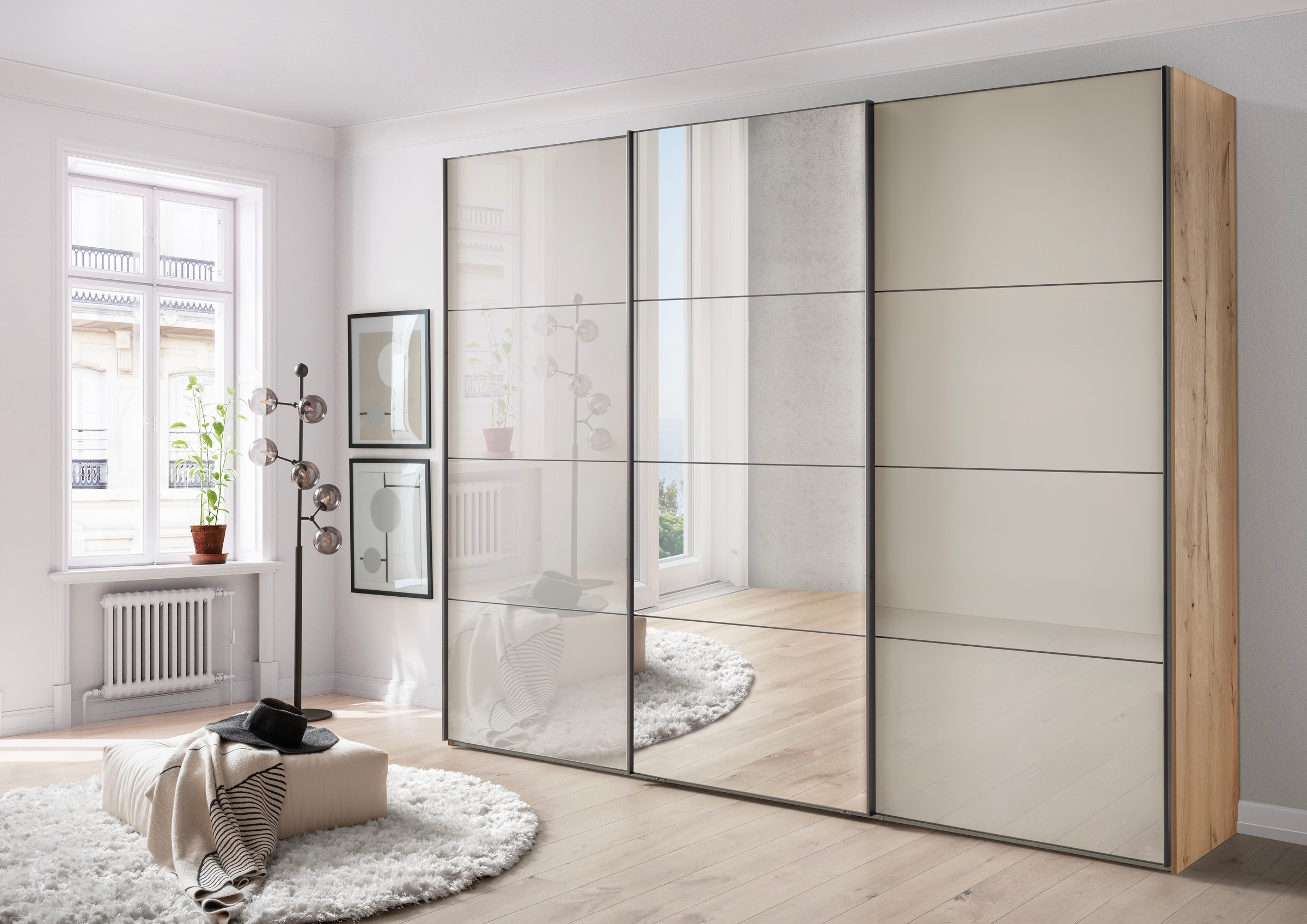 WIEMANN Schwebetürenschrank "Phoenix, Made in Germany, modernes Design, Hig günstig online kaufen