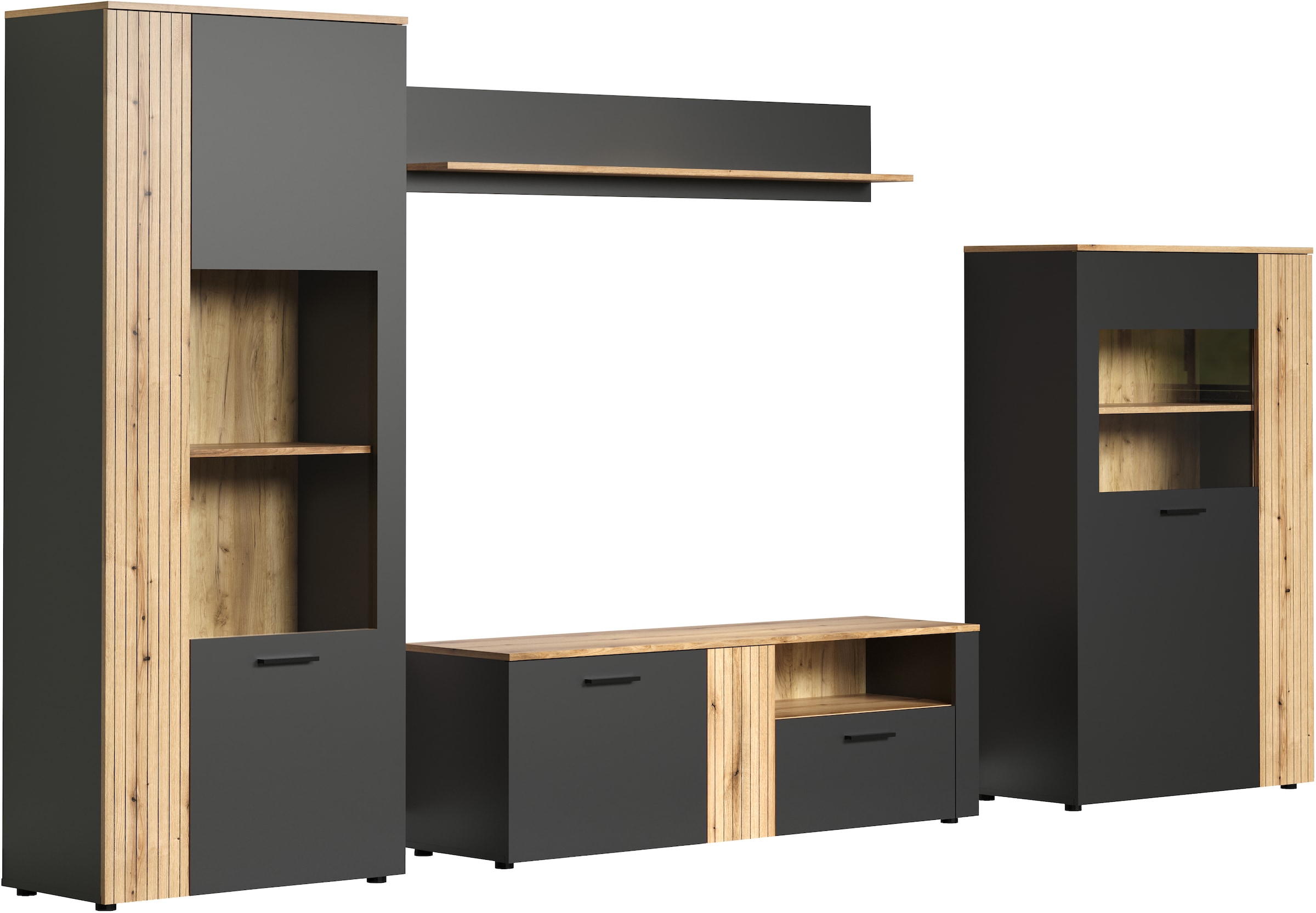INOSIGN Wohnwand "Estepona" Komplett-Set, 4 Stk. tlg. günstig online kaufen