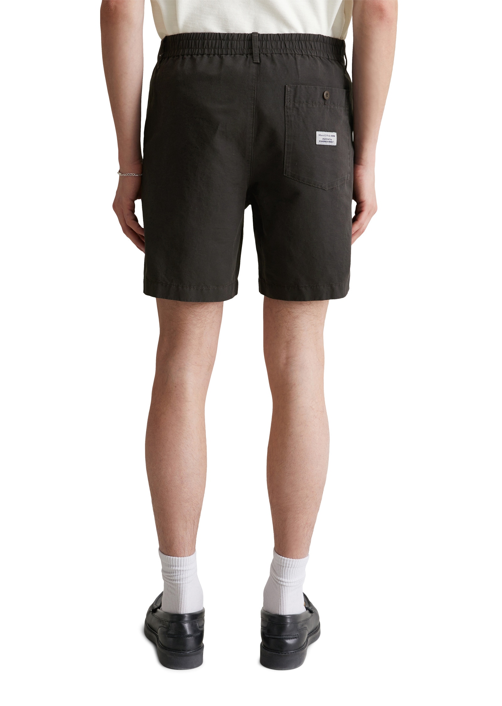 Marc O'Polo DENIM Shorts »aus Bio-Baumwolle und Leinen«