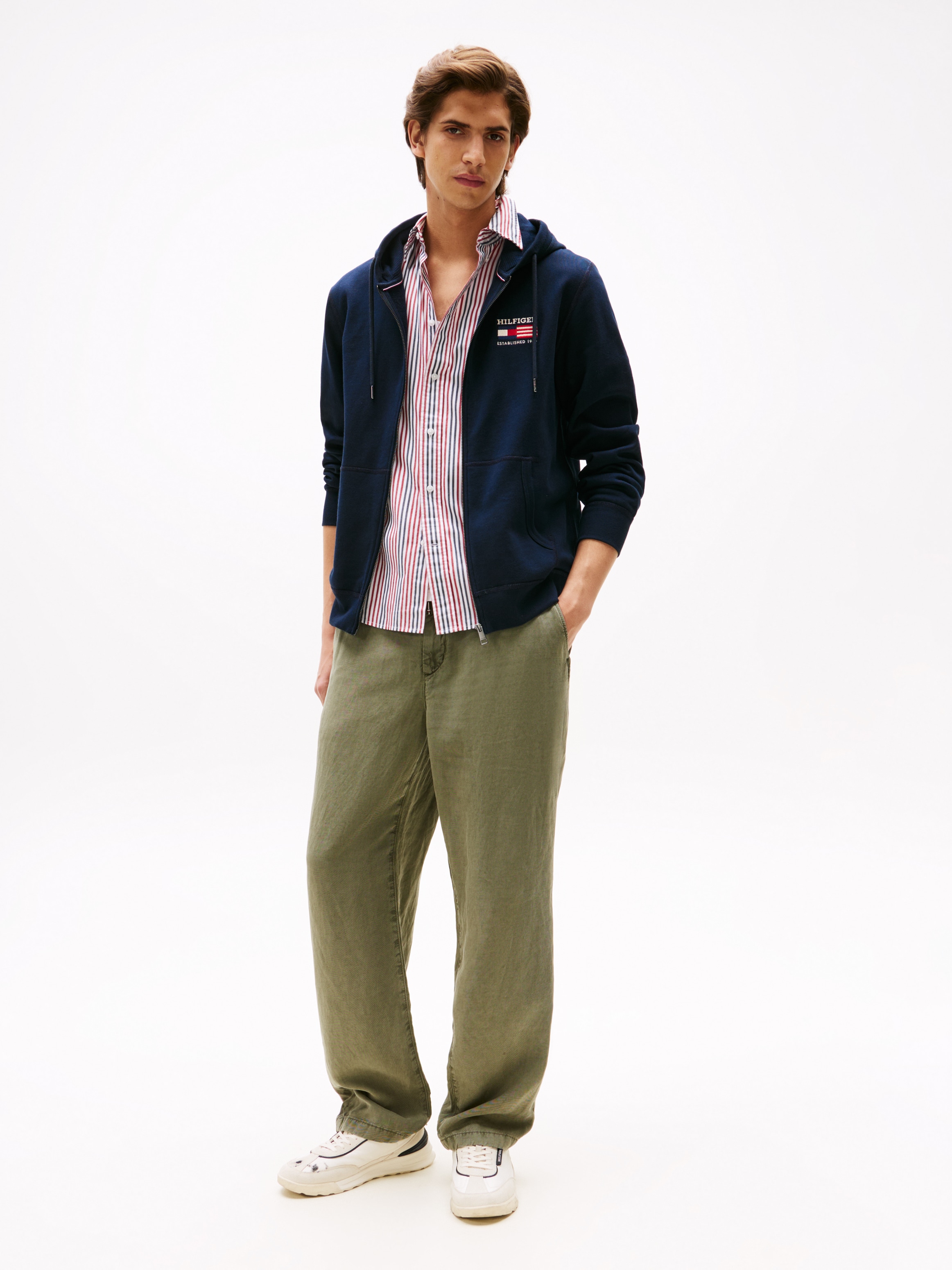Tommy Hilfiger Kapuzensweatjacke »AMERICANA ZIP THROUGH HOODY«