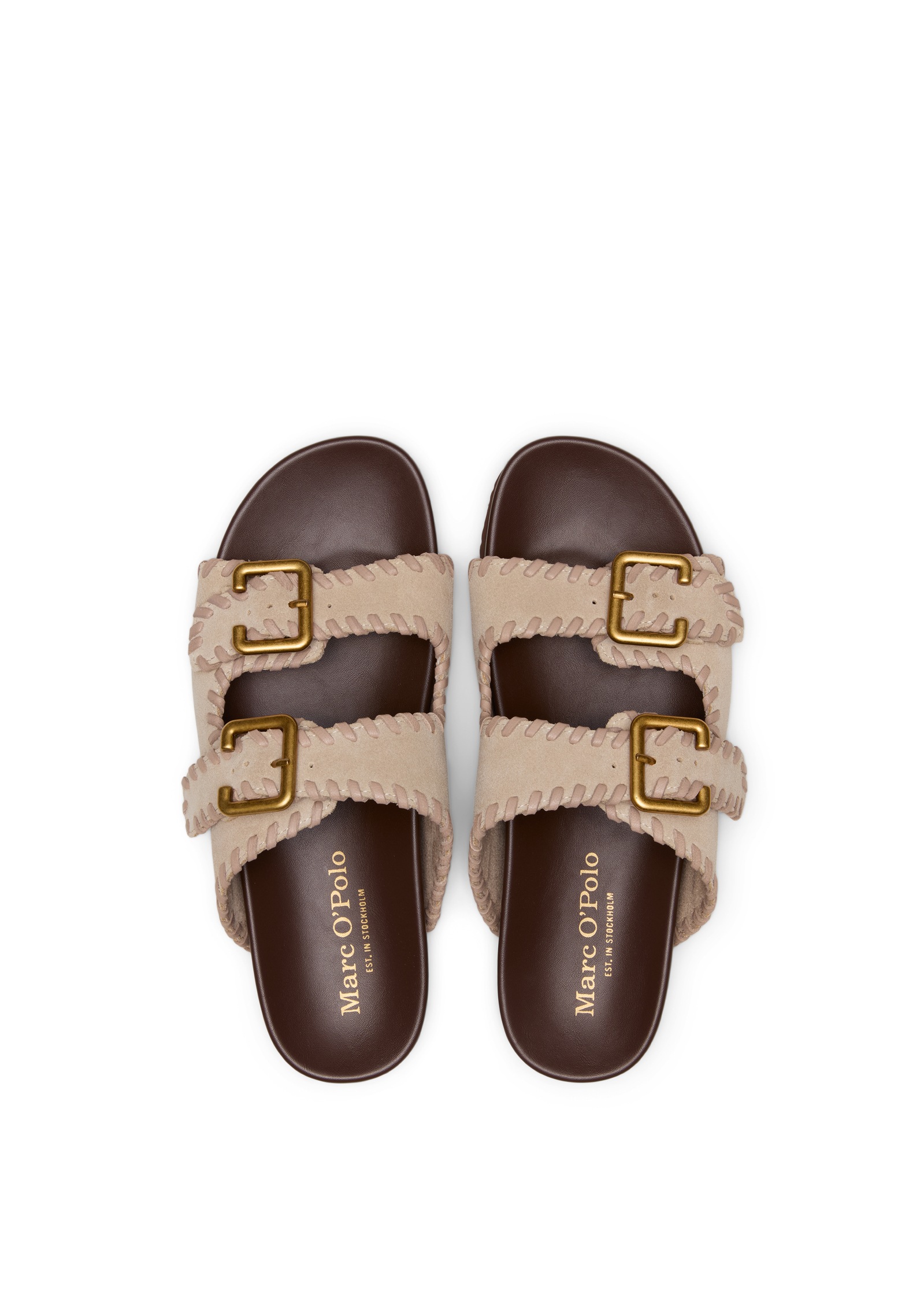 Marc O'Polo Sandale »aus weichem Veloursleder«