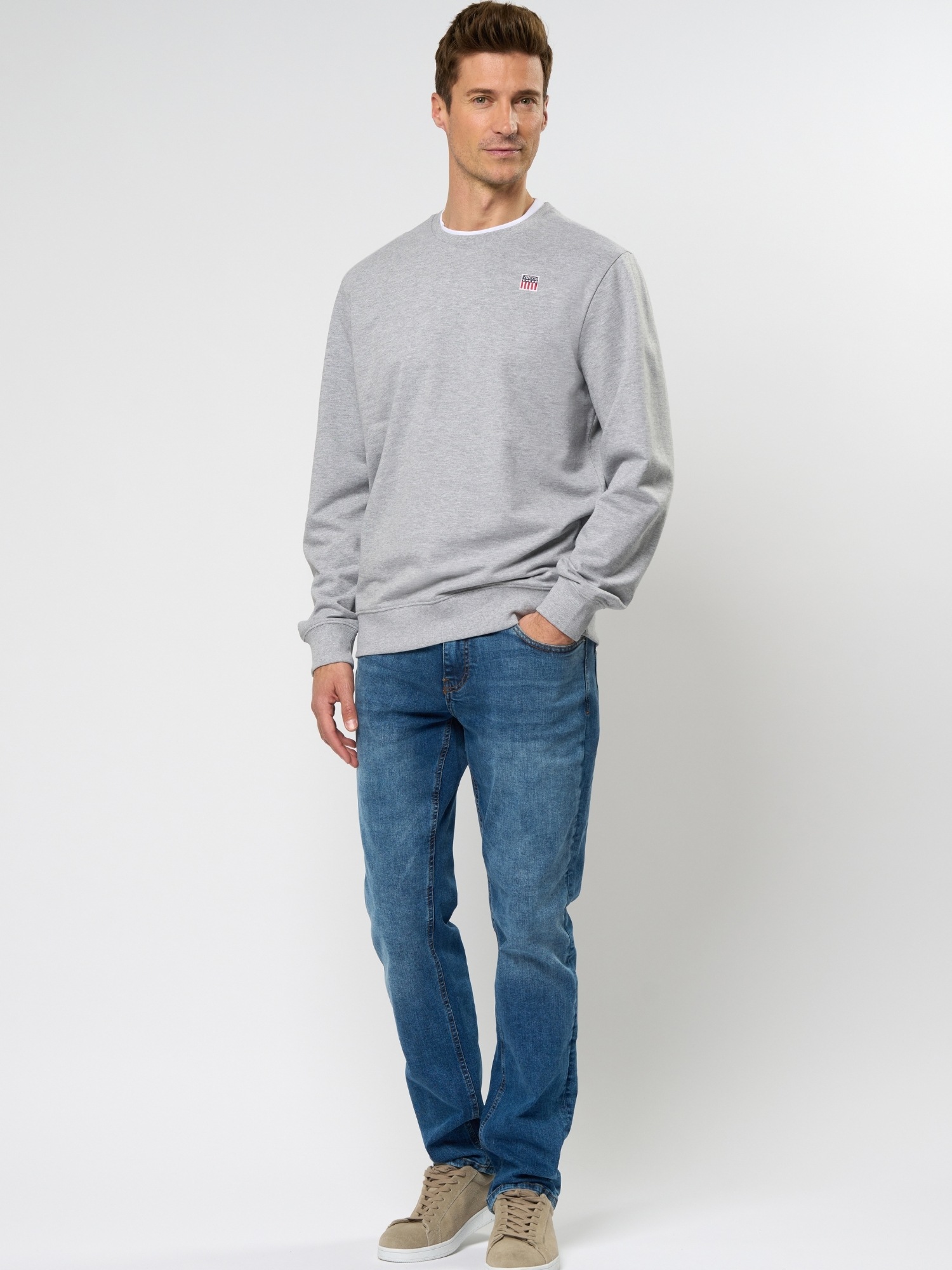 VINSON Rundhalspullover »VINSON Sweater VMJerry«