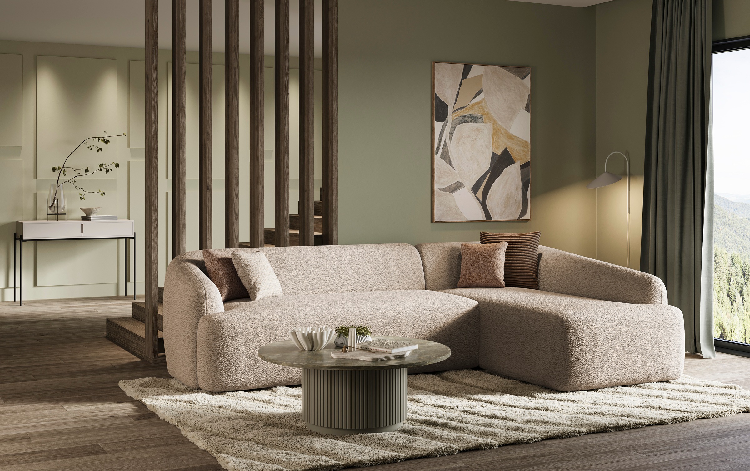 INOSIGN Ecksofa "Nergal, Einzelsofa oder L-Form", Modernes Design, schlicht günstig online kaufen