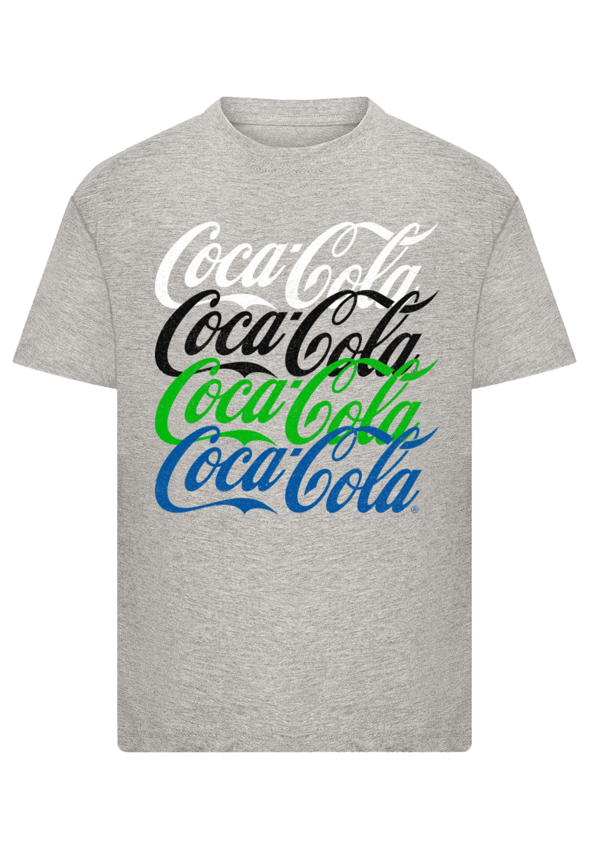 F4NT4STIC T-Shirt »Coca Cola Repeat Logo« Premium Qualität