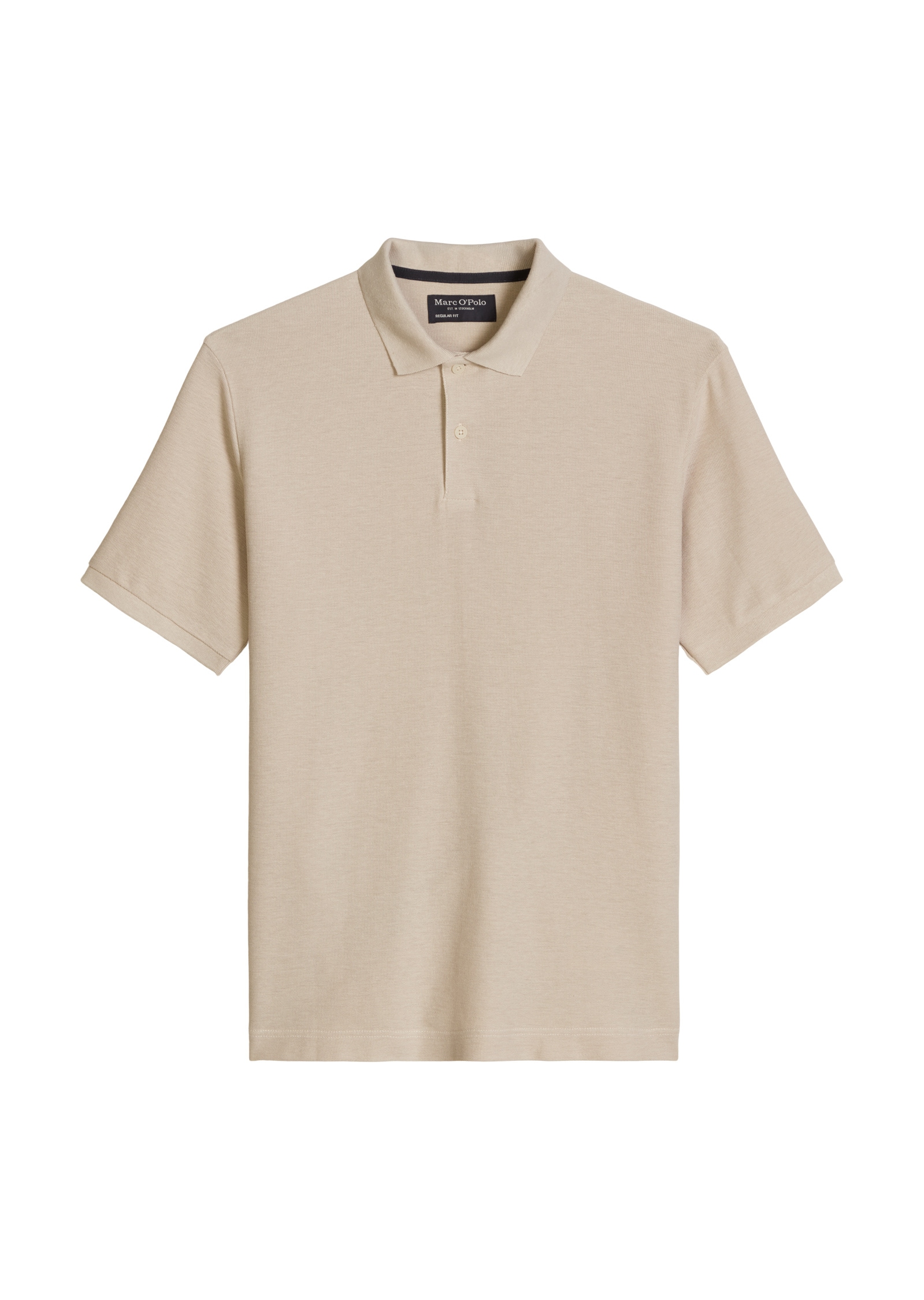 Marc O'Polo Poloshirt »aus Bio-Baumwolle und Leinen«