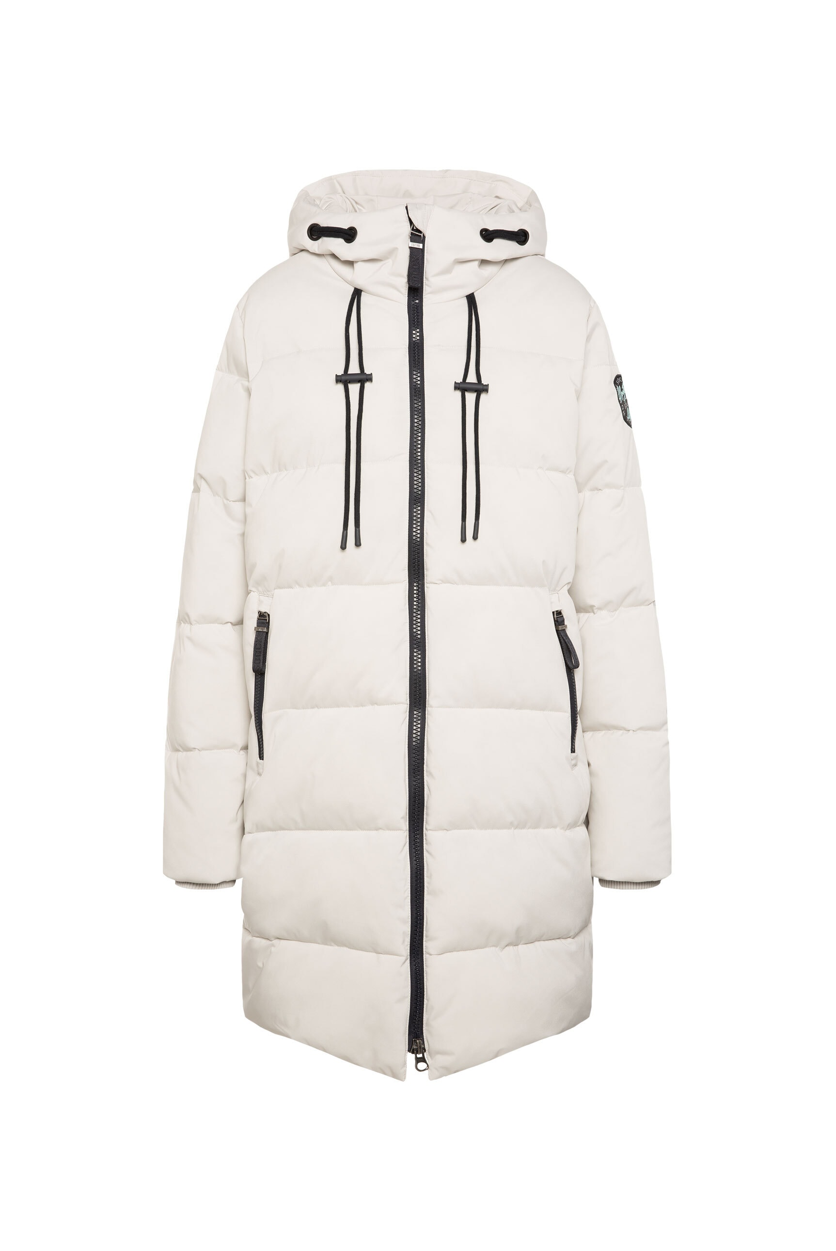 SOCCX Parka mit Kapuze mit Zwei-Wege-Reißverschluss