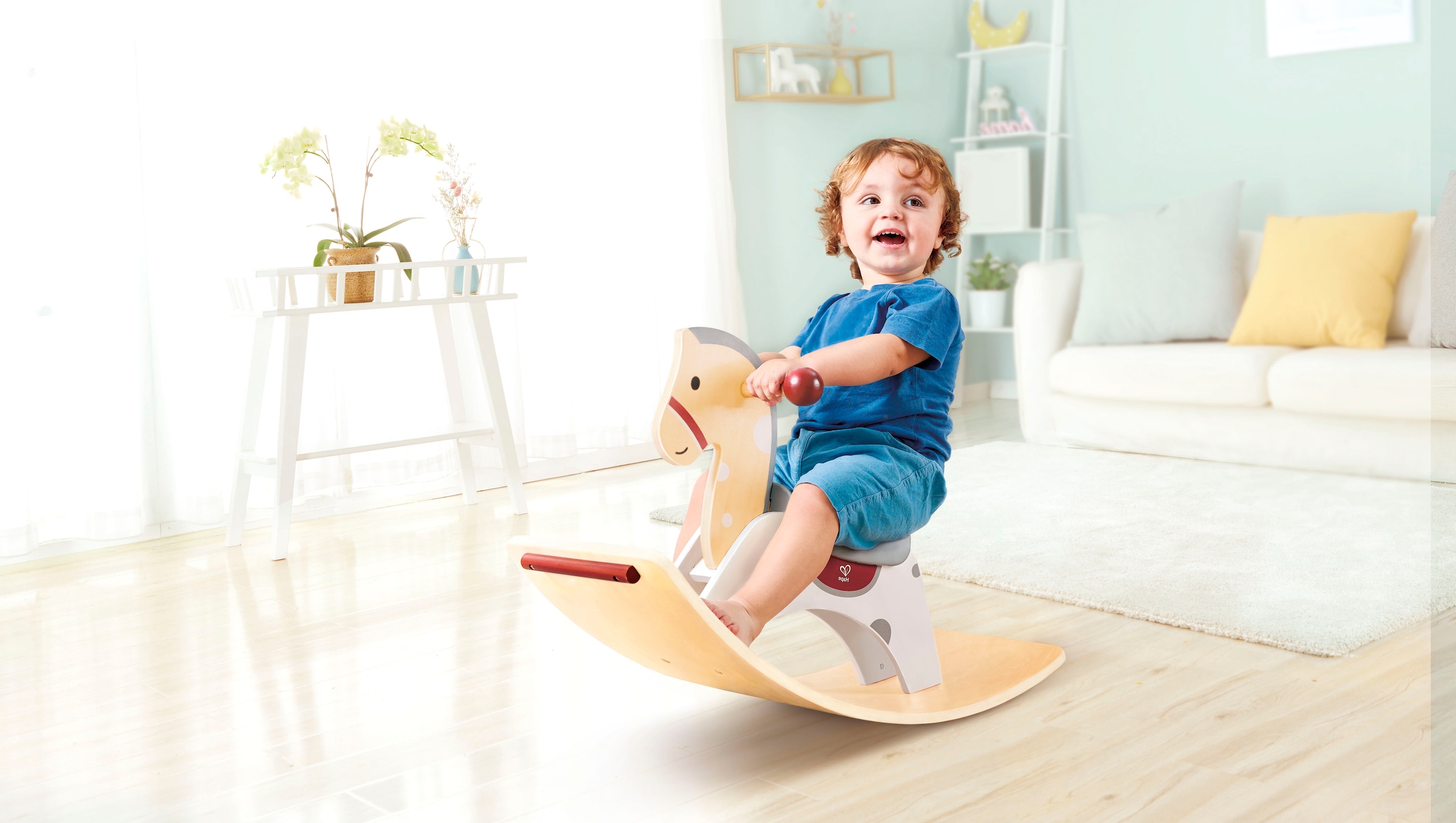 Hape Schaukelpferd »2in1-Schaukelpferd und Balance-Board«