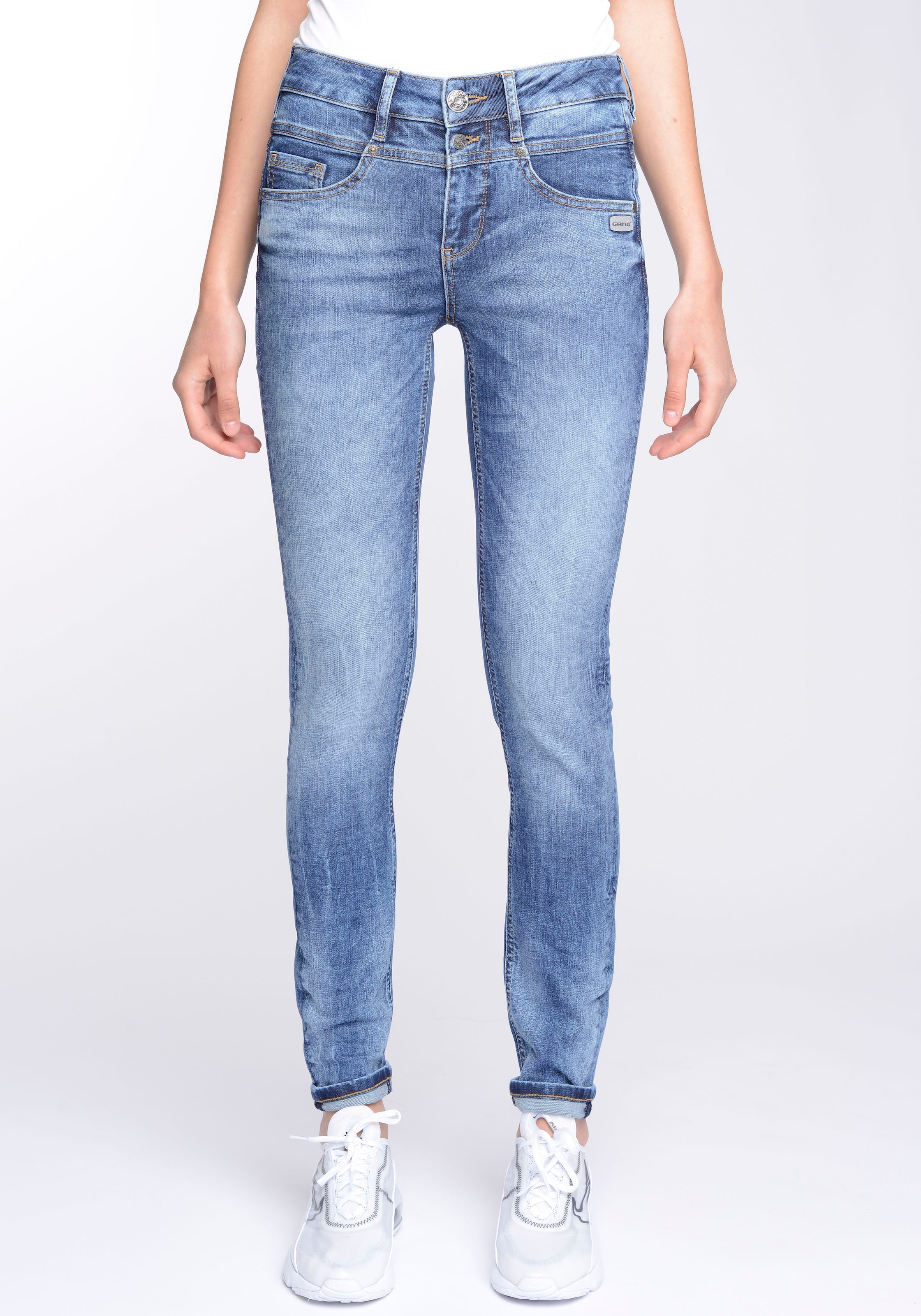 Skinny-fit-Jeans »94MORA«, mit 3-Knopf-Verschluss und Passe vorne