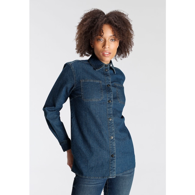Arizona Jeansjacke »Shacket Denim - Hemdjacke«, Weiter geschnitten online  bestellen | BAUR