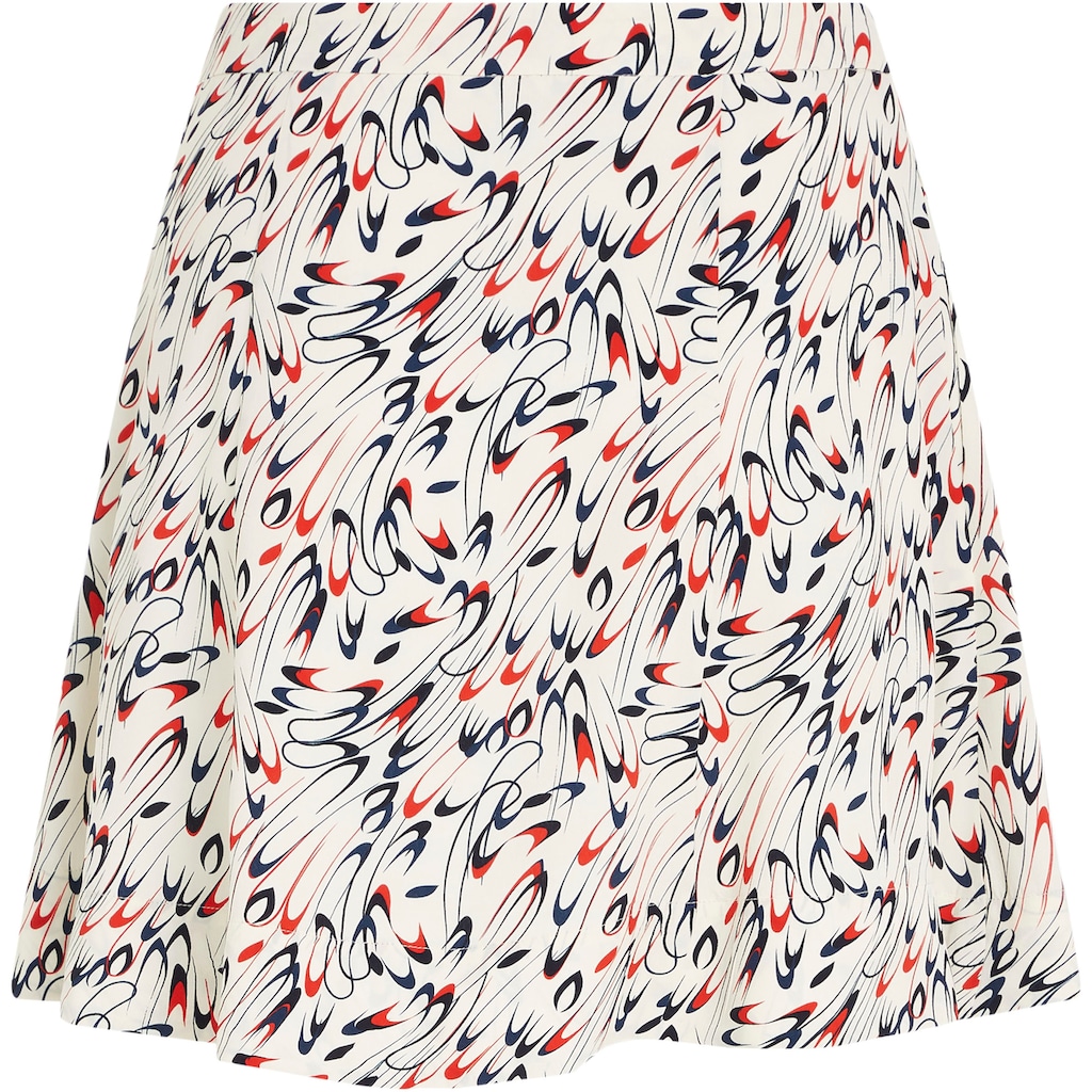 Tommy Hilfiger Minirock »SMALL RIBBON SHORT SKIRT«, Webrock mit Allover-Muster