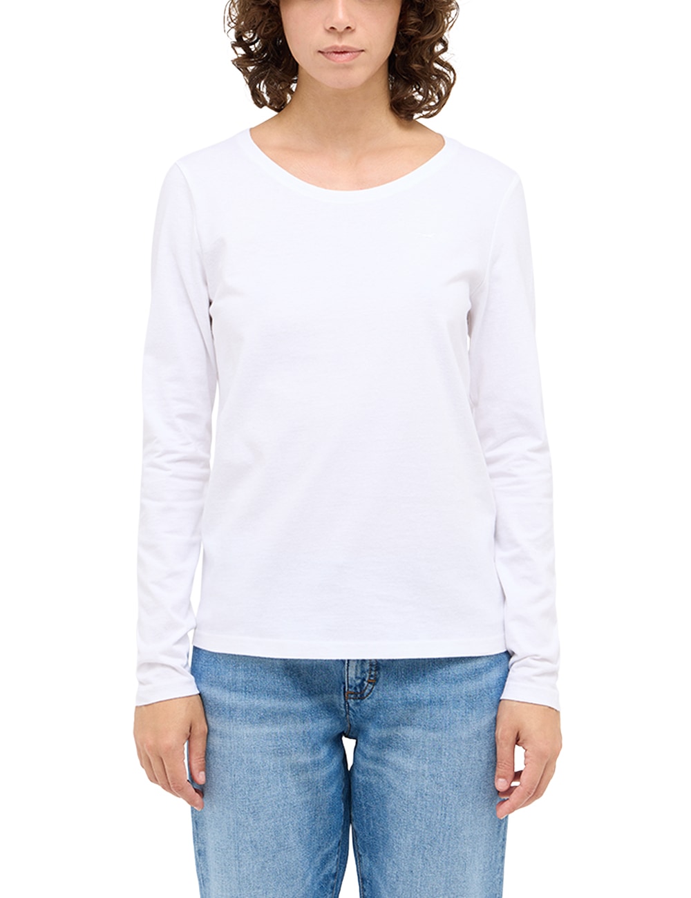 Mustang Elly Long Sleeve Shirt White XL