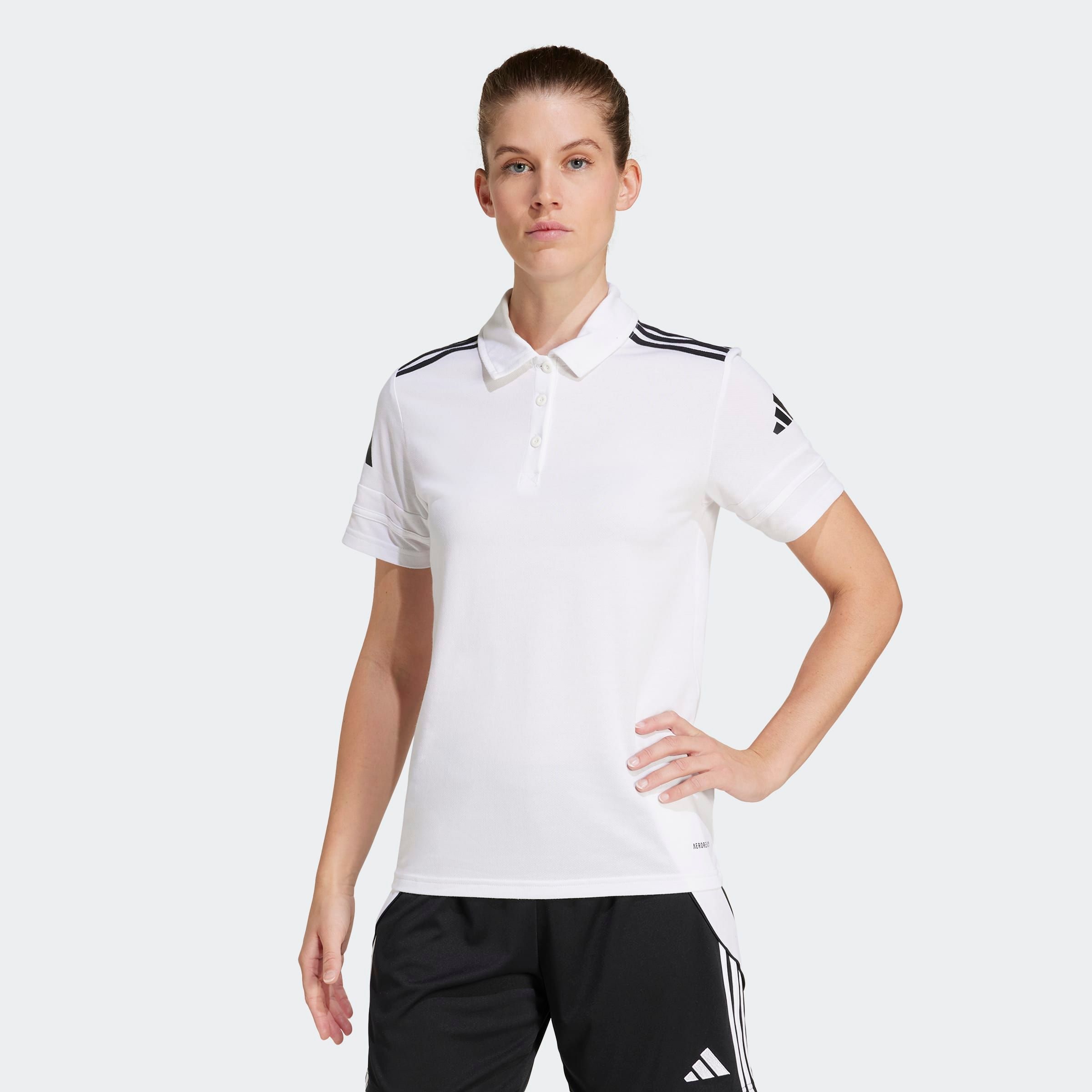 adidas Performance Poloshirt "SQ25 C POLO W" mit Druckknopfverschluss