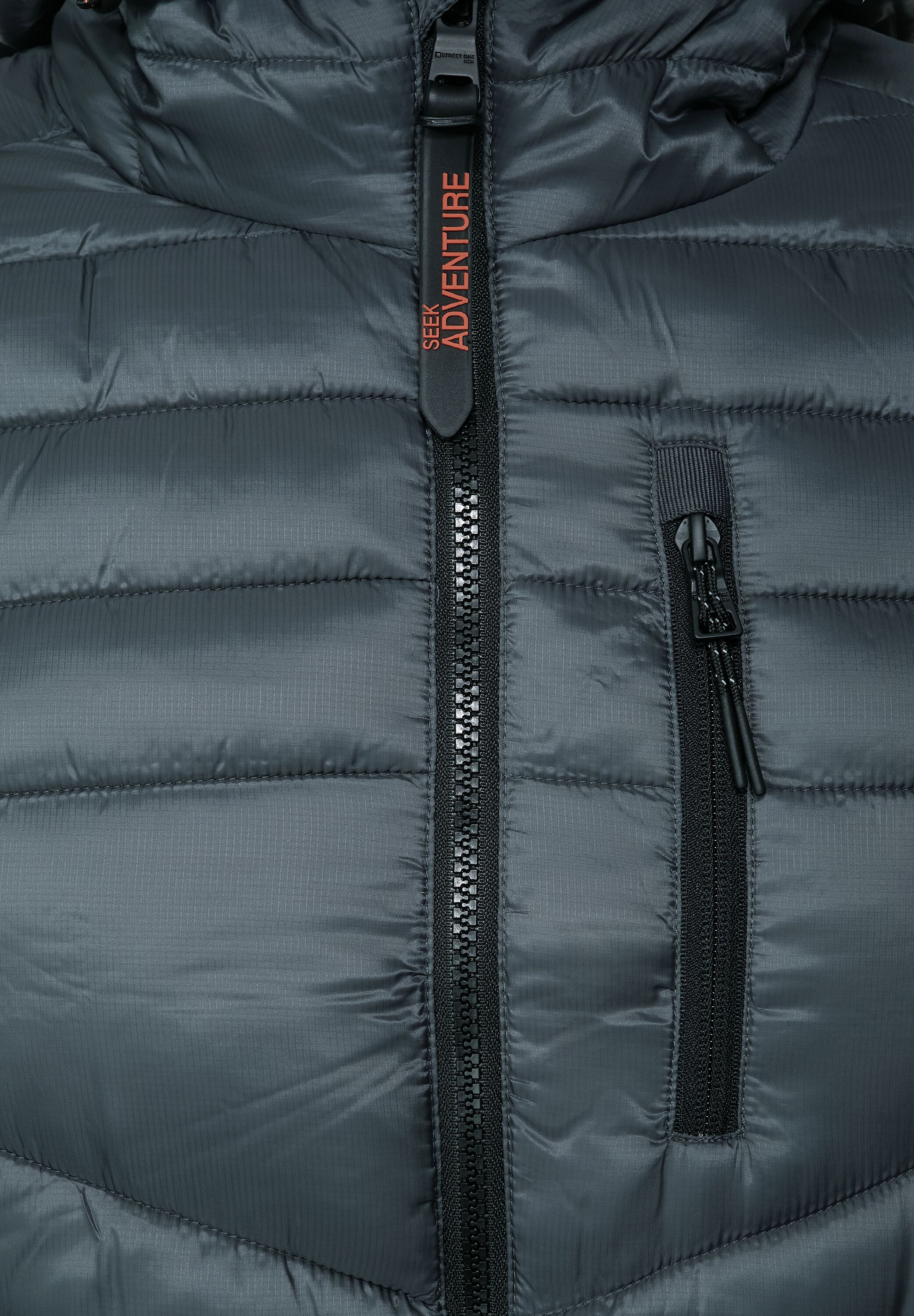 STREET ONE MEN Steppjacke, mit Kapuze, mit Kapuze