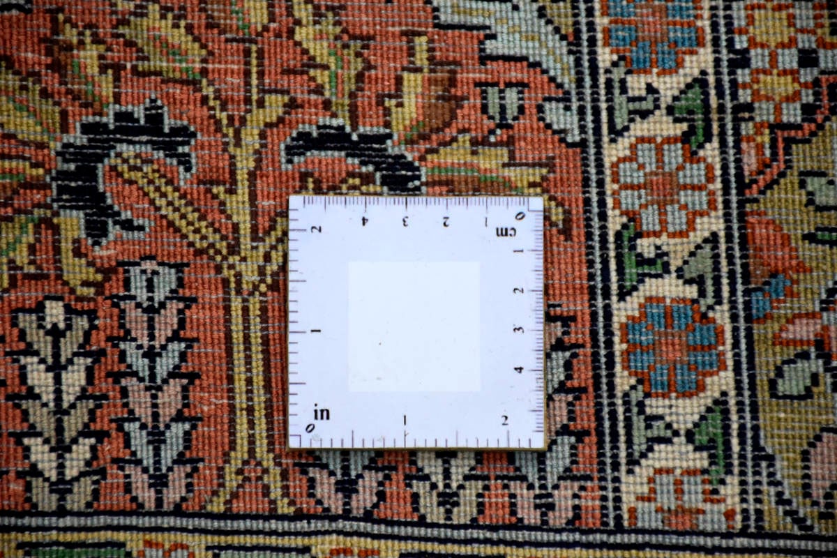 Kayoom Seidenteppich »Hamadan 8467«, rechteckig, 10 mm Höhe, Einzelstück mit Zertifikat, Wohnzimmer
