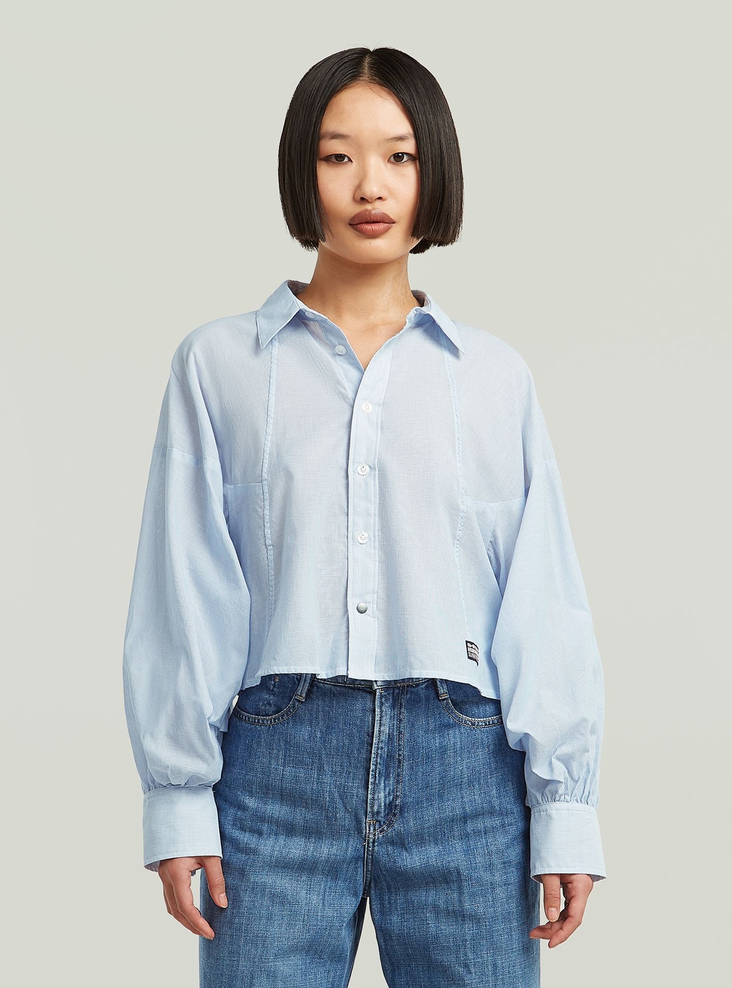 G-STAR Langarmshirt "Macro Balloon Shirt 34 Sleeve" günstig online kaufen