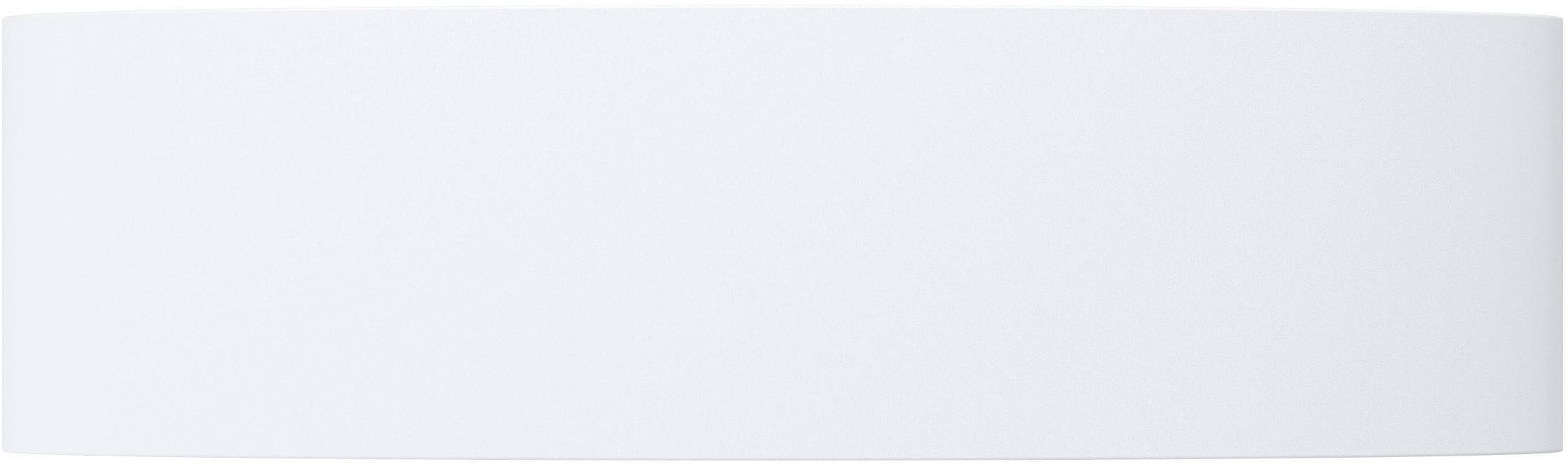 EGLO Wandleuchte »Chinoa Wandlampe, IP44, Up and Down Beleuchtung, Außenlampe, Lampe« LED-Modul 1 Stk. Warmweiß Wand-/Deckenleuchte - L27 x H7,5 x AL13,5 cm - weiß - 10W inkl.