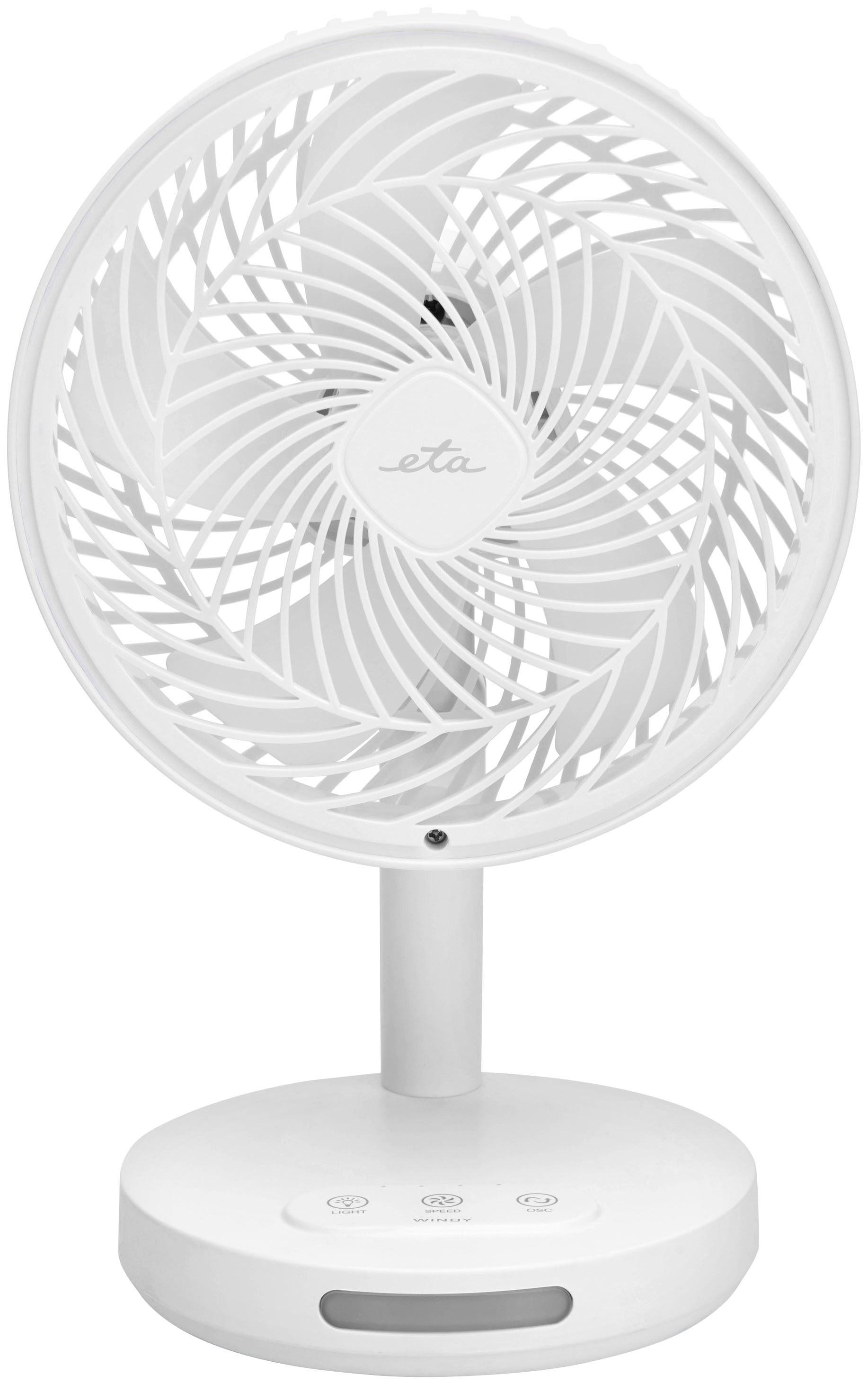eta Standventilator »Windy«, 16 cm Durchmesser, inkl. 2 Akkus und Ladekabel