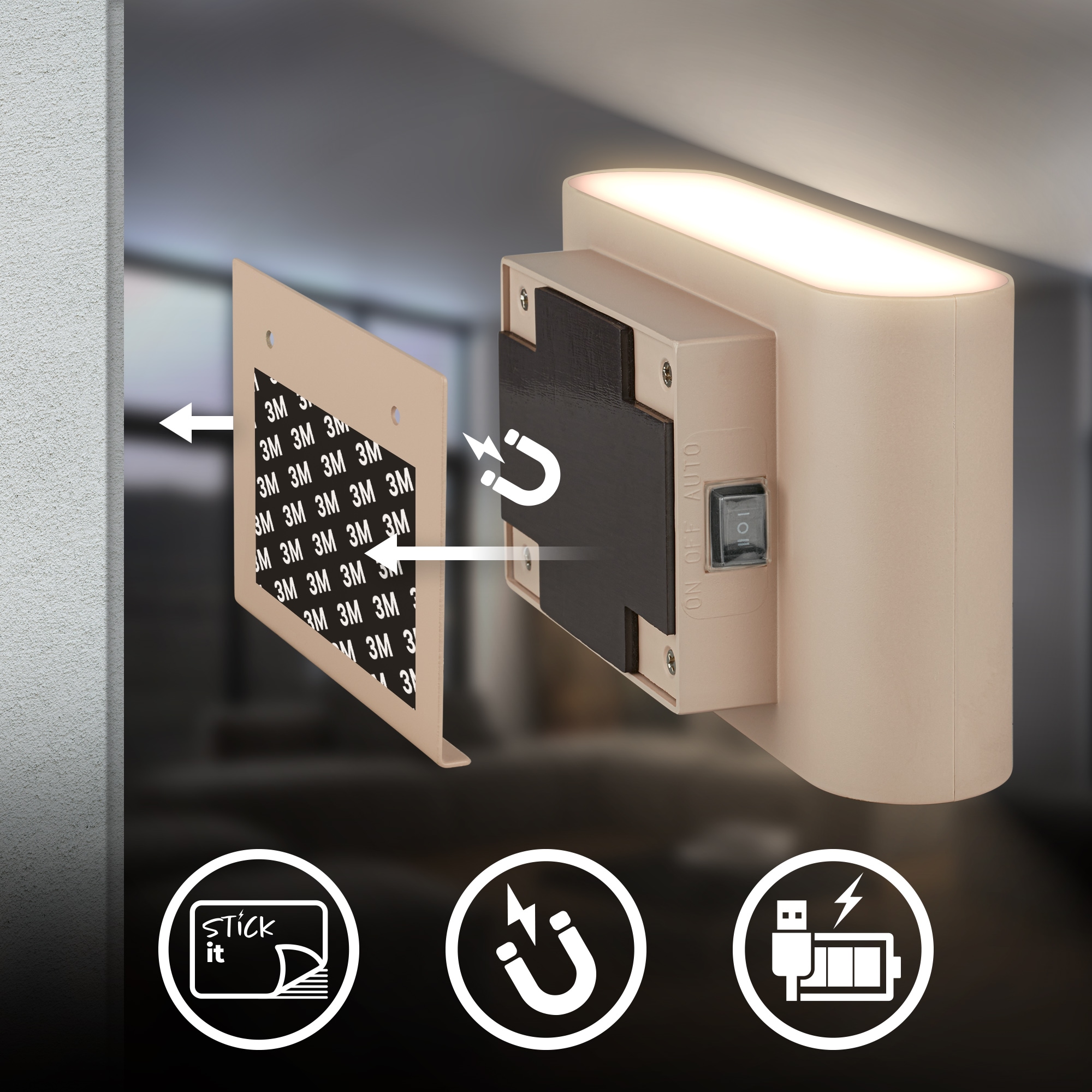 Briloner Leuchten LED Wandleuchte »CHET 3878011«