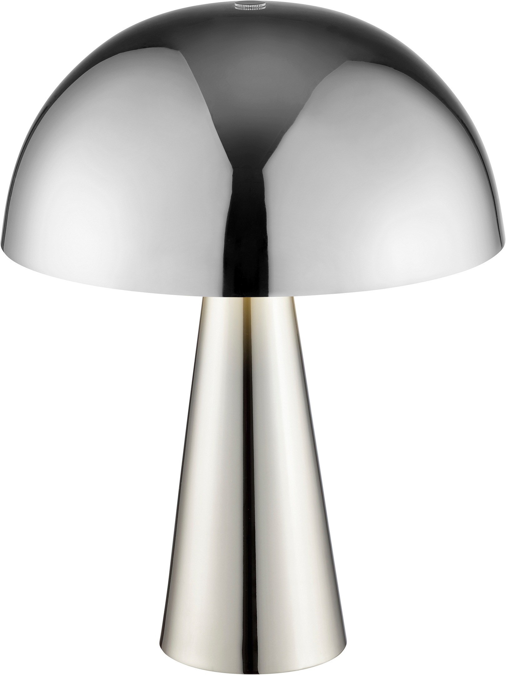 Brilliant Tischleuchte »Sigrun« E14 1 Stk. Pilz Tischleuchte, 33 cm, Ø 25 cm, E14, max. 20 W, Metall, chromfarben