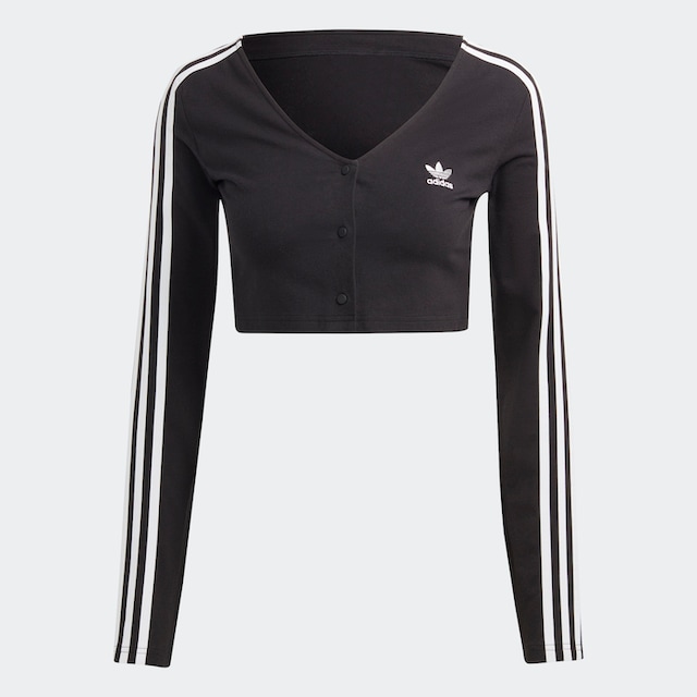 adidas Originals Langarmshirt »ADICOLOR CLASSICS 3STREIFEN BUTTON  LONGSLEEVE« kaufen | BAUR