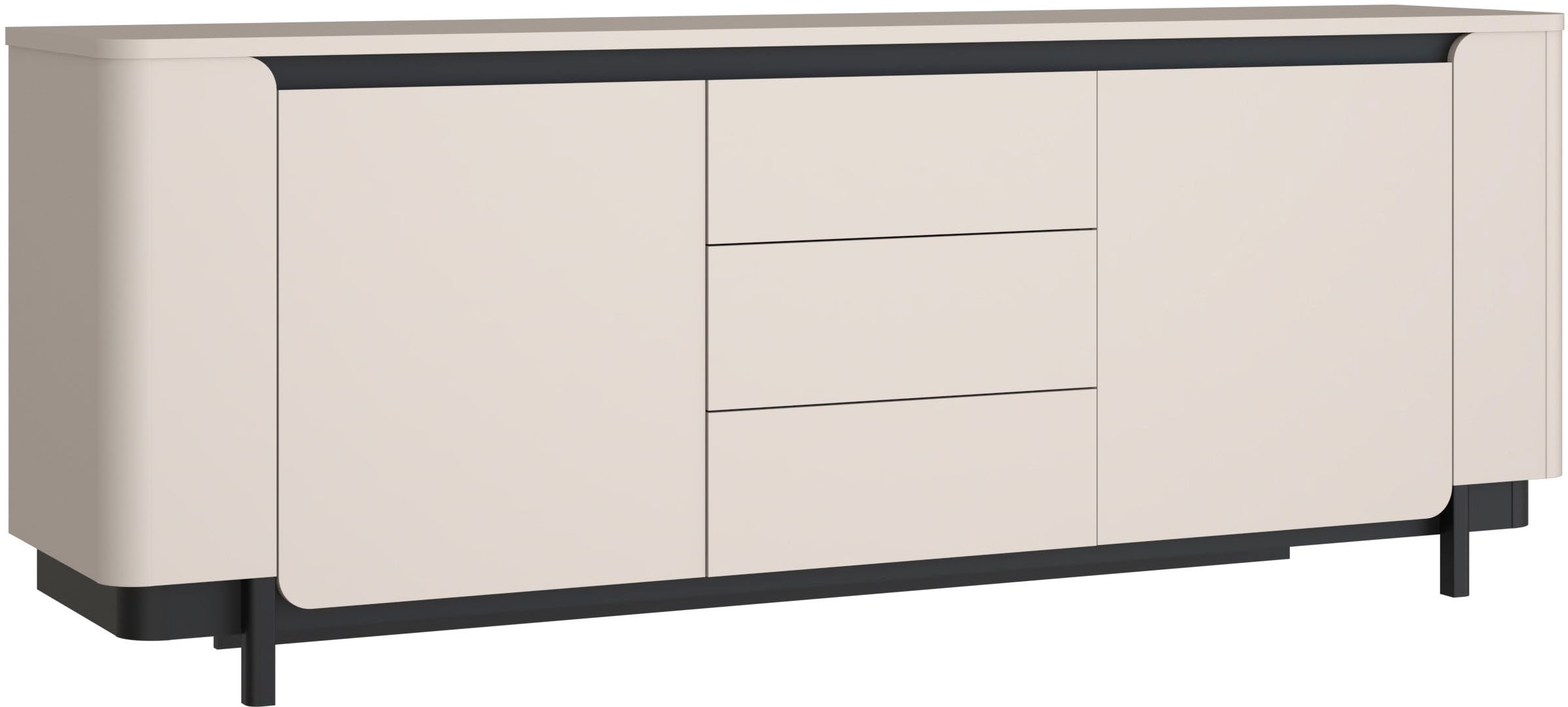 FORTE Sideboard »Vodol«, Sideboard, Stauraum, Schubkästen, Soft Close