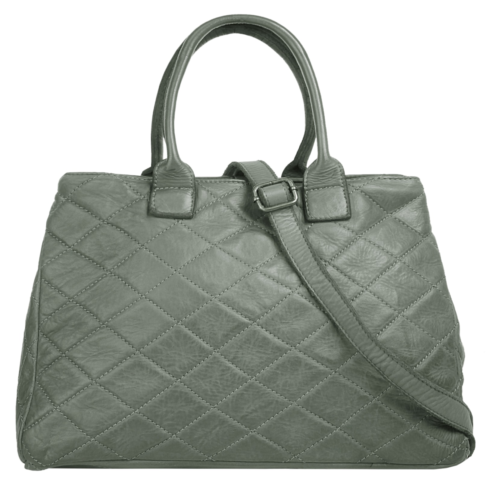 Samantha Look Henkeltasche, echt Leder, Made in Italy