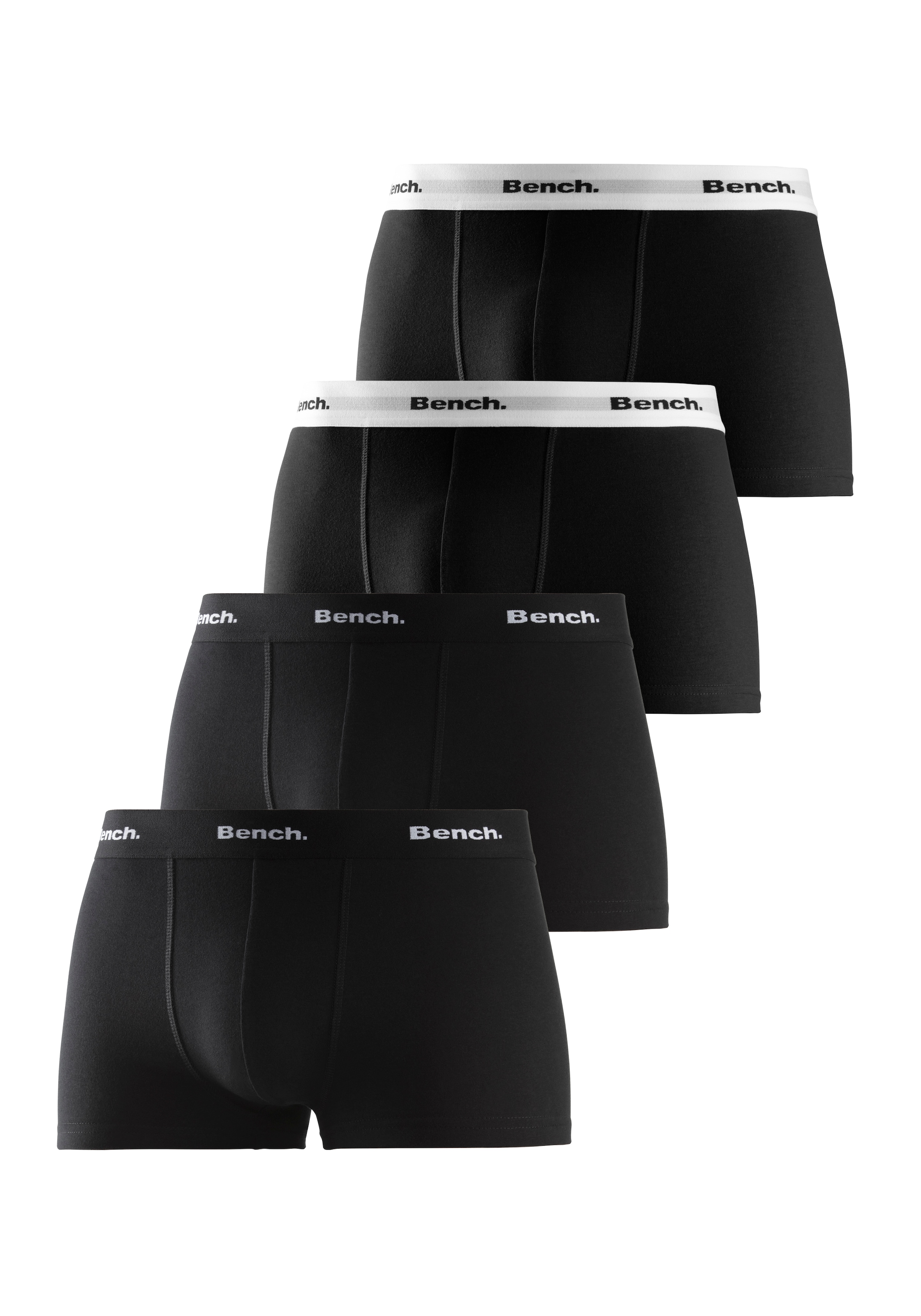 Bench. Hipster, (Packung, 4 St.), knapp sitzende Boxershorts aus Baumwollmischung