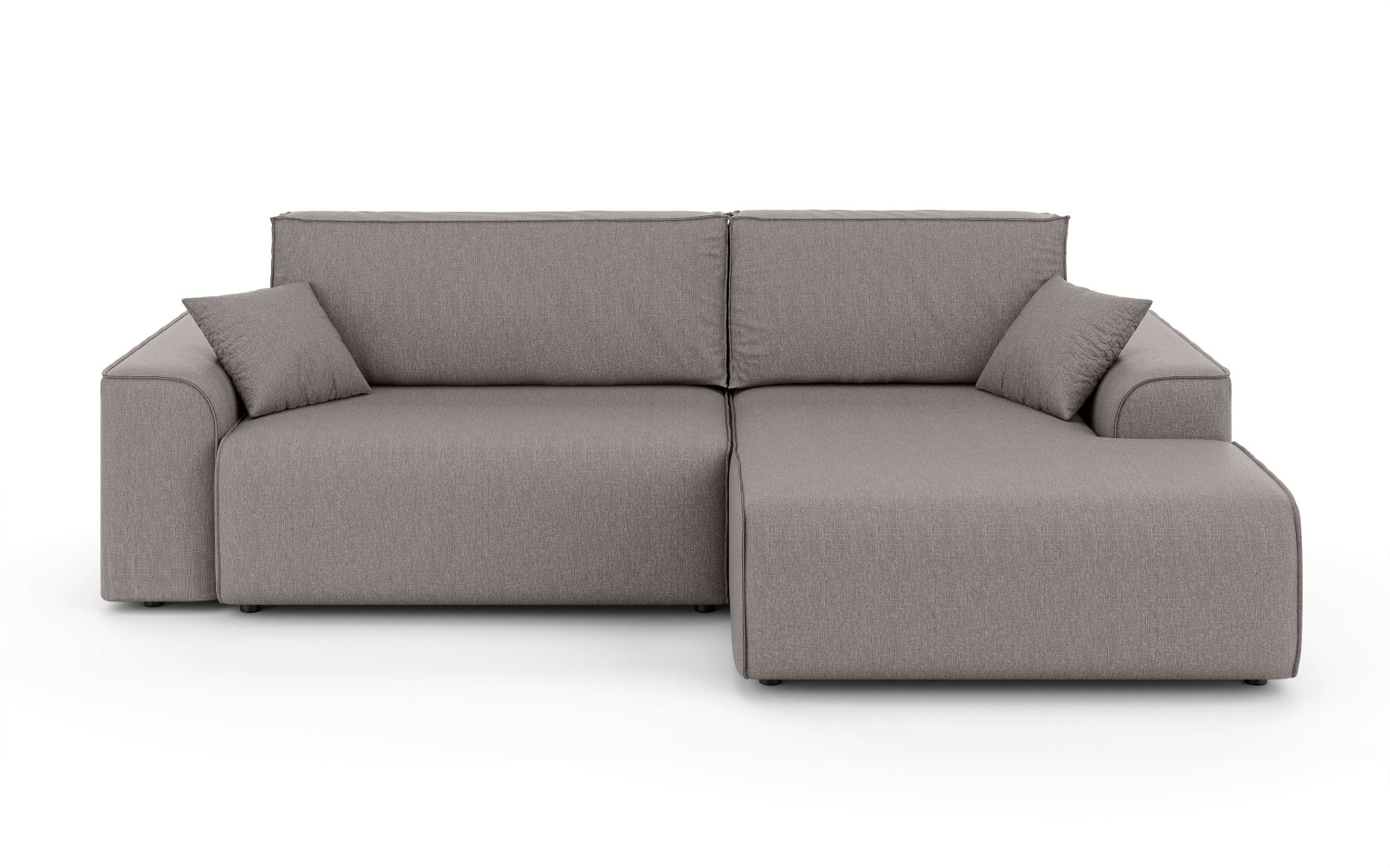 Home affaire Ecksofa "Santenay mit Bettfunktion und Bettkasten, Maße: B/T/H günstig online kaufen
