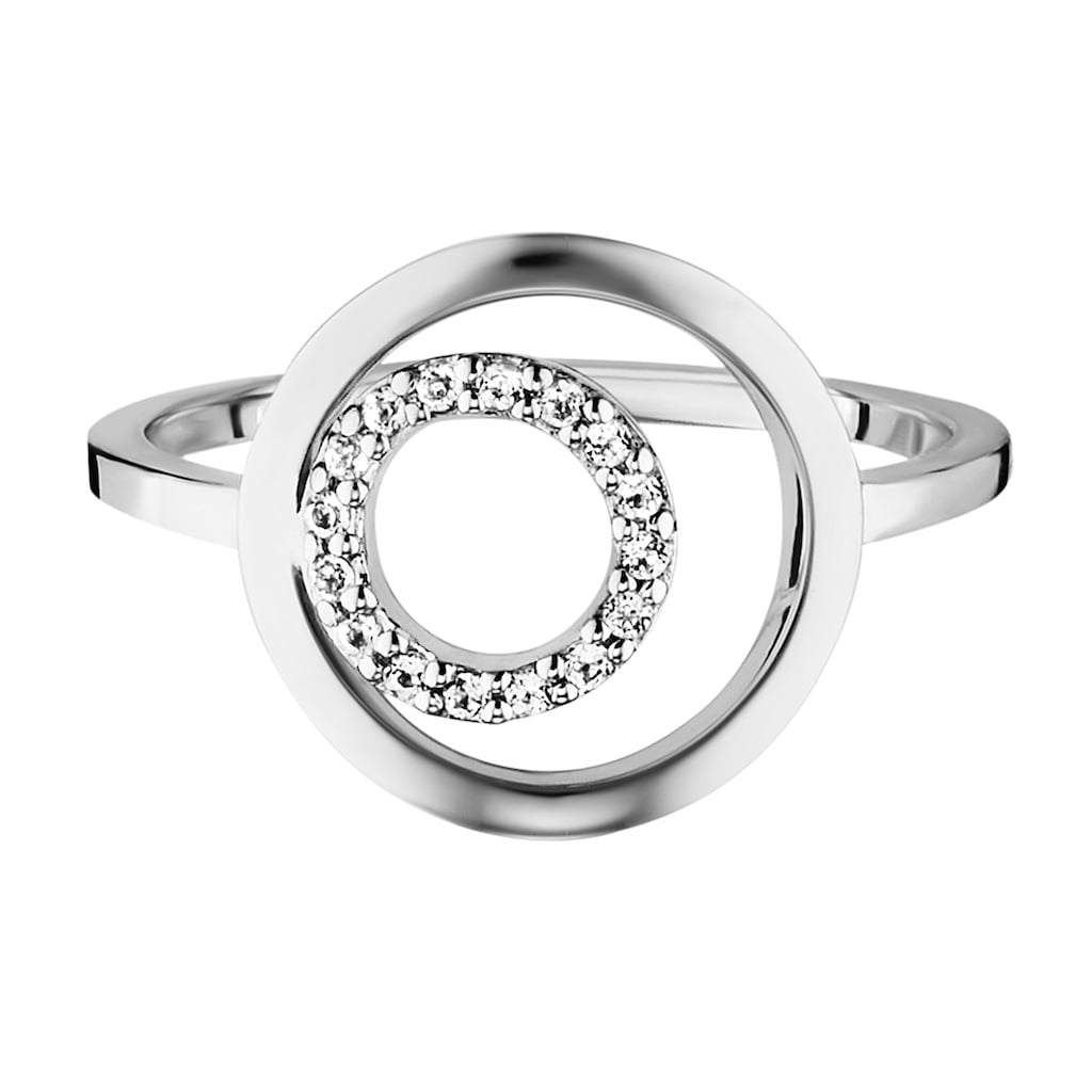 CAÏ Fingerring »925/- Sterling Silber rhodiniert Topas«