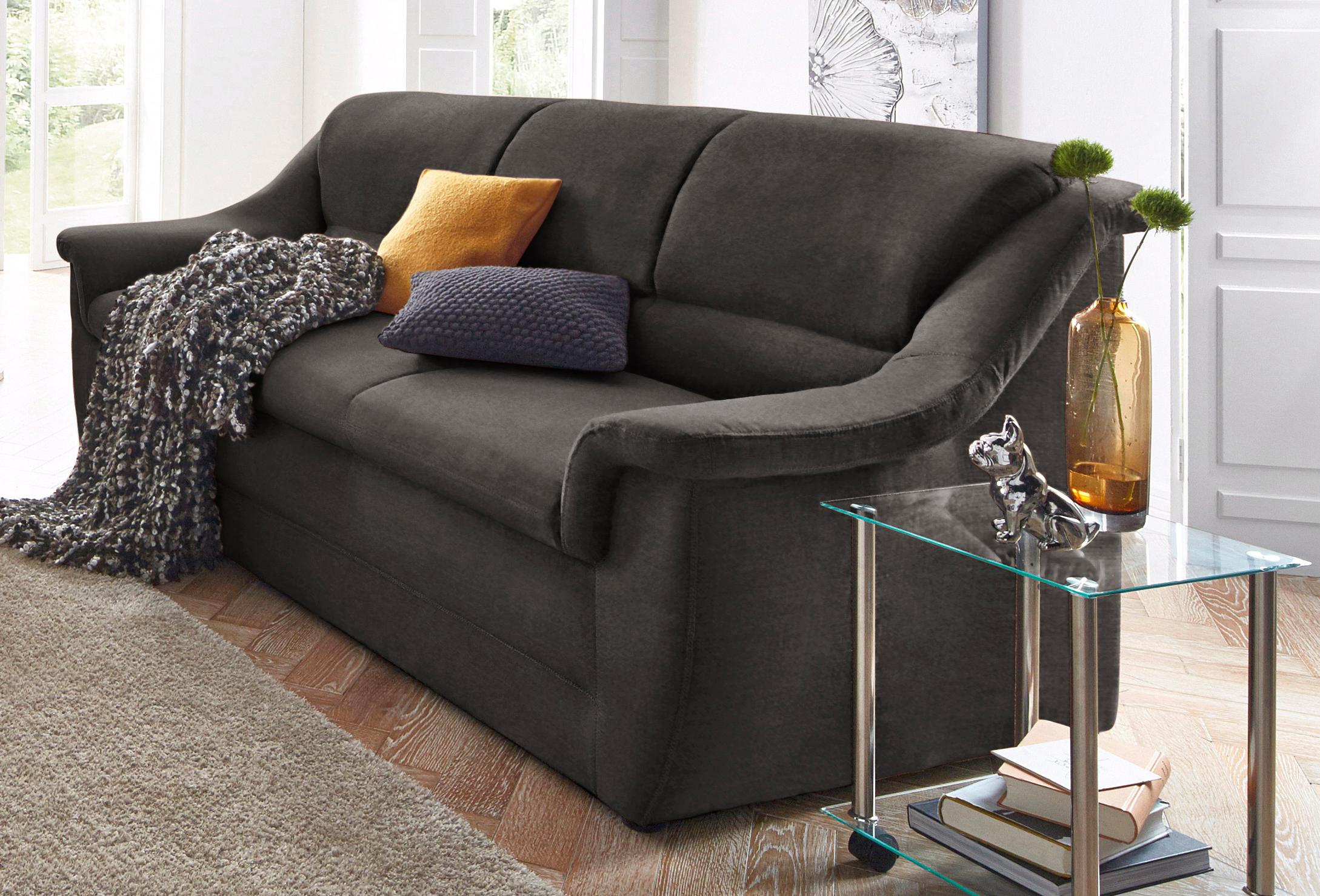 DOMO collection 3-Sitzer "Lale formschönes & komfortables Sofa, zeitlos & elegant, Breite 198cm" optimal für kleinere Räume