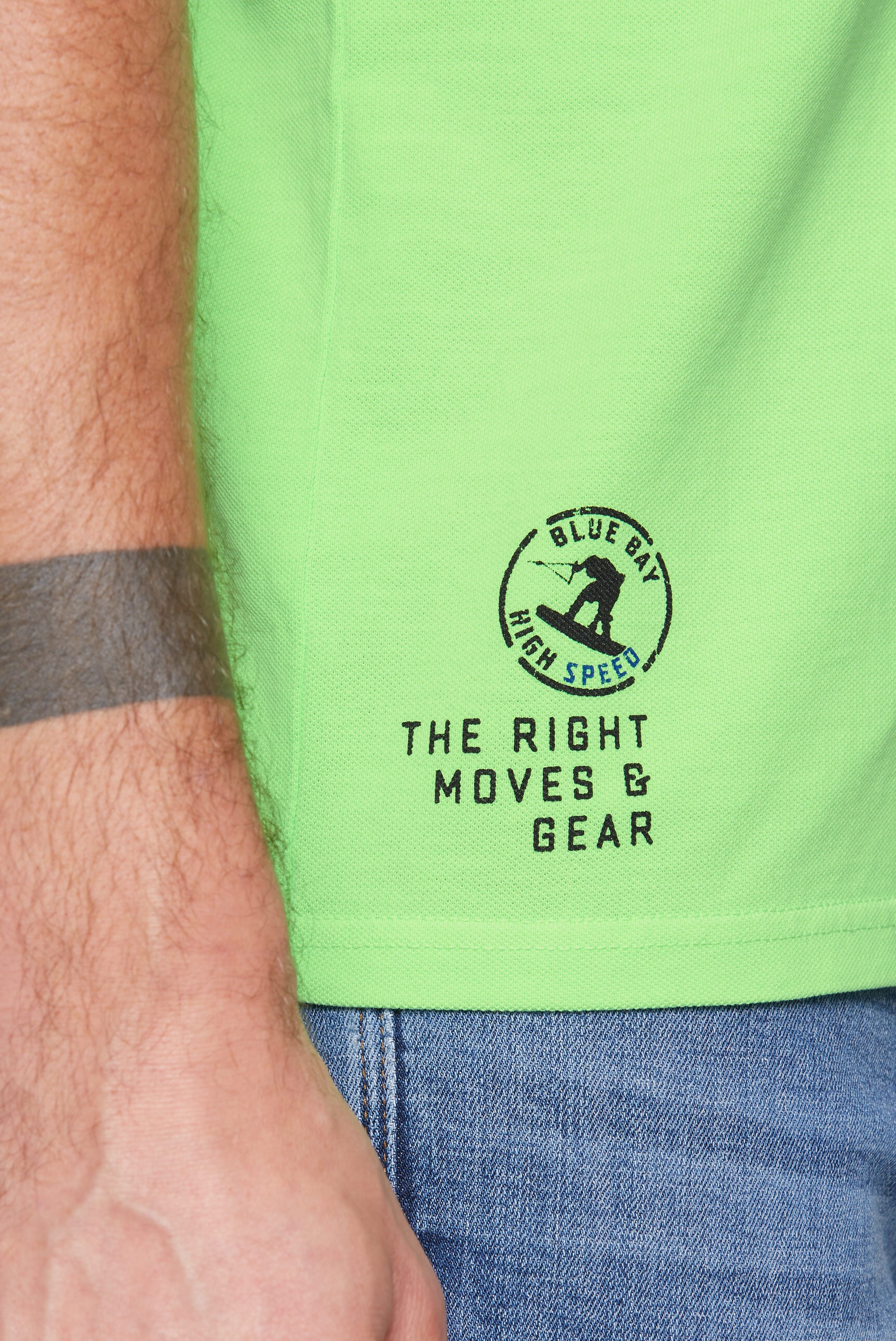 CAMP DAVID Poloshirt, mit Baumwolle
